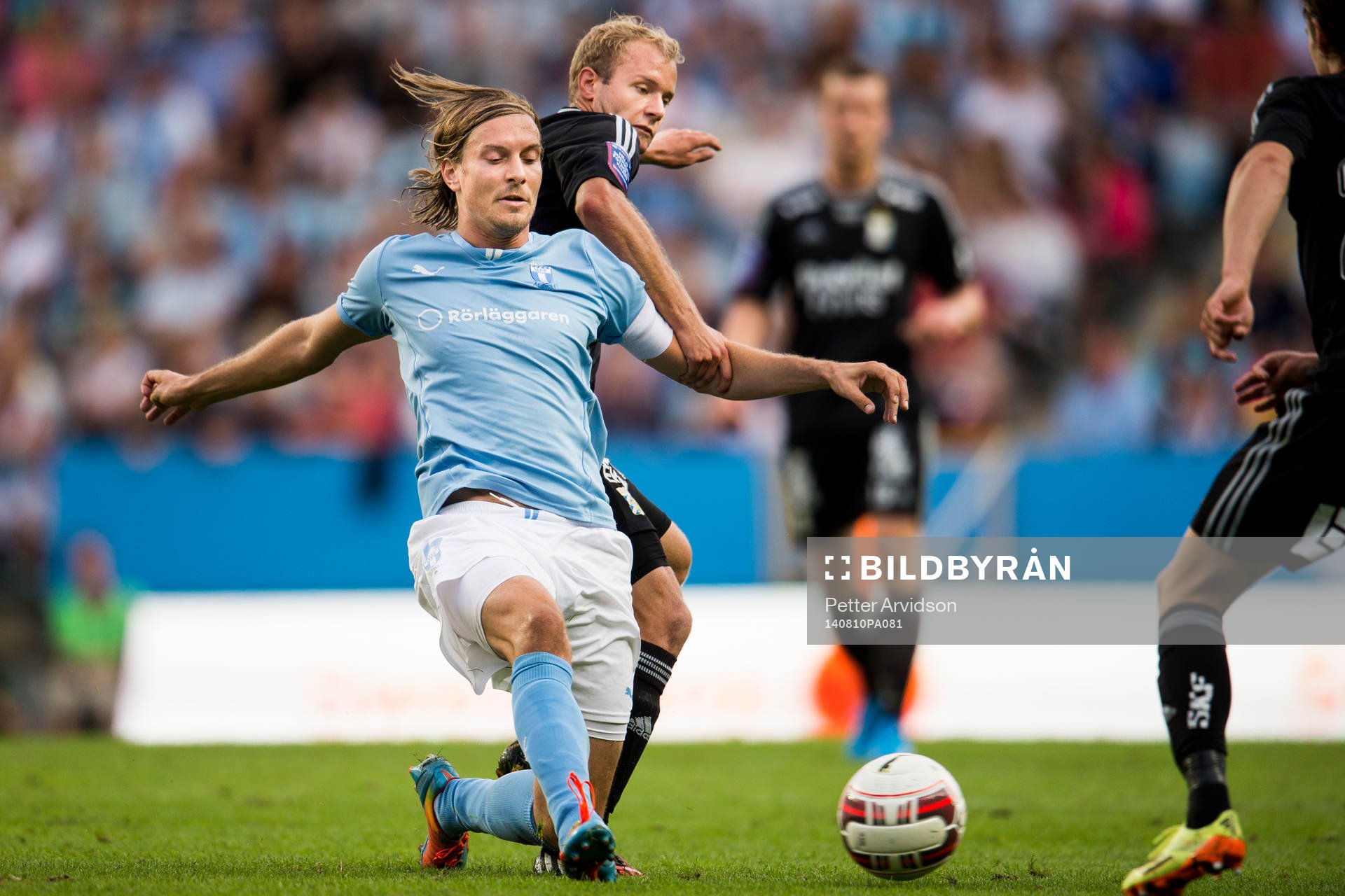 Malmö FFs Markus Halsti och IFK Göteborgs Robin Söder