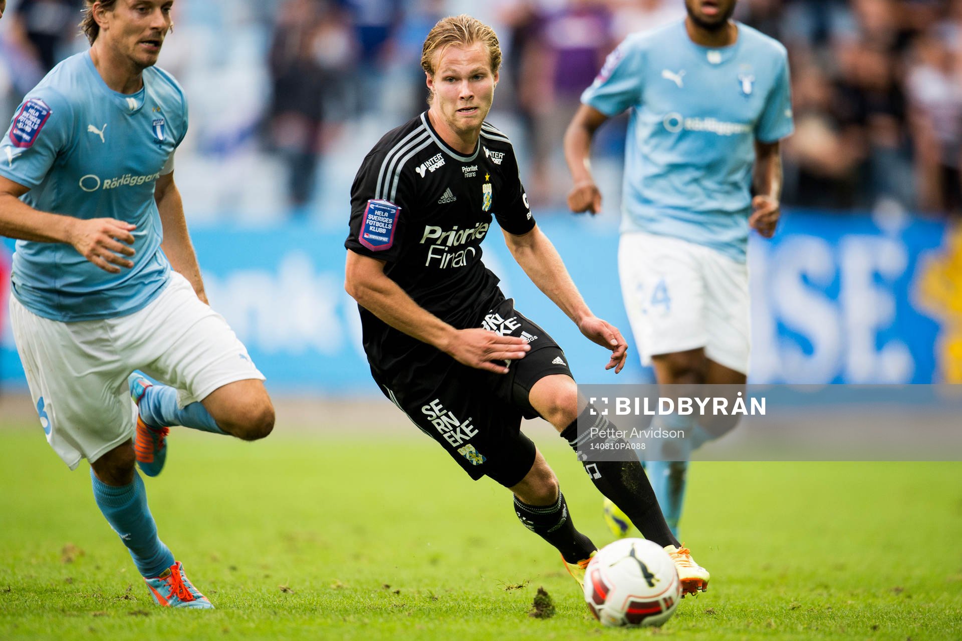 IFK Göteborgs Gustav Engvall och Malmö FFs Markus Halsti