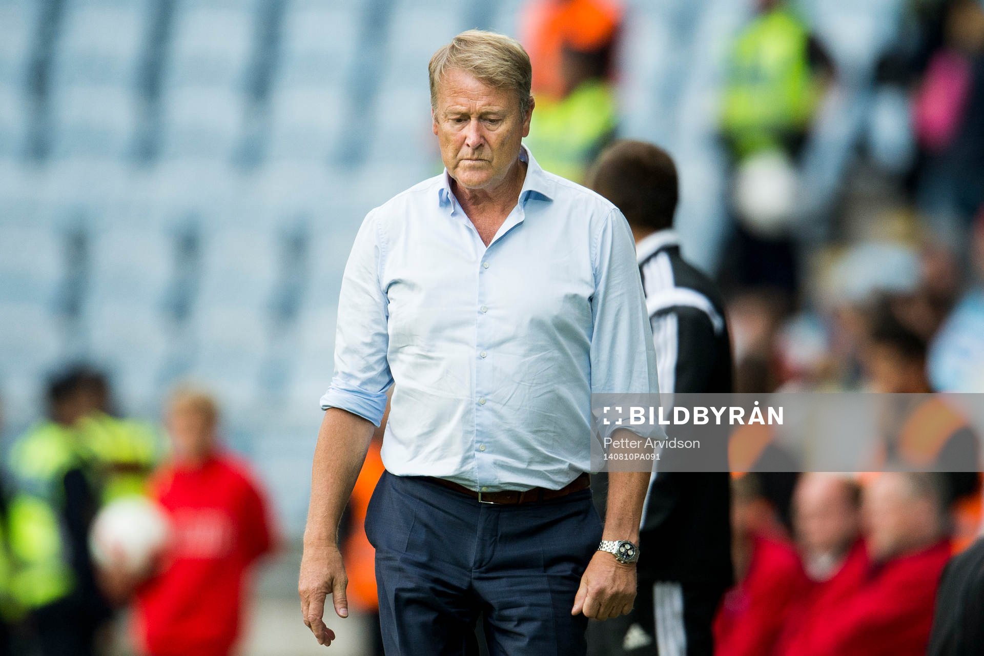 Malmö FFs tränare Åge Hareide deppar