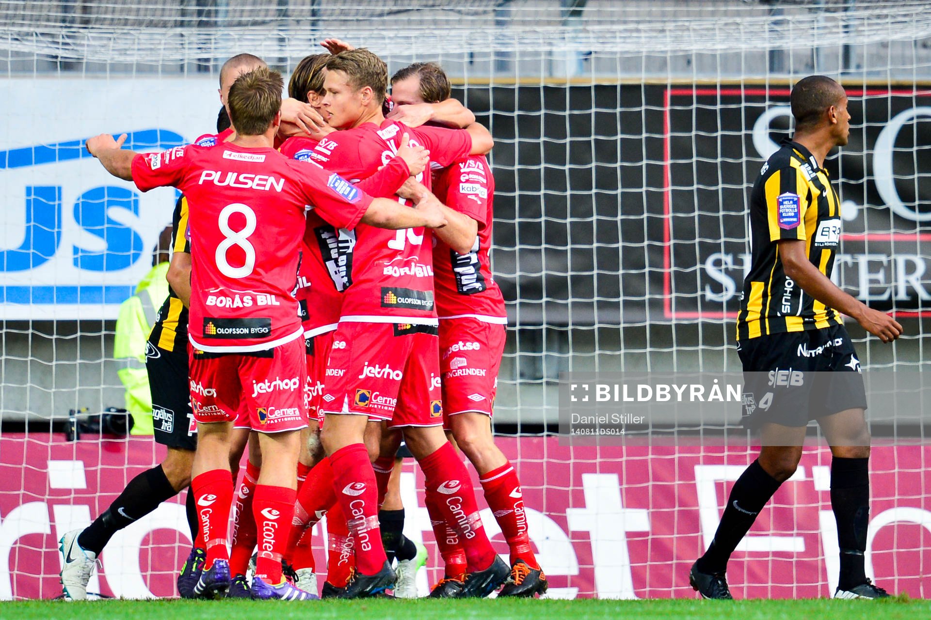 Elfsborgs spelare jublar