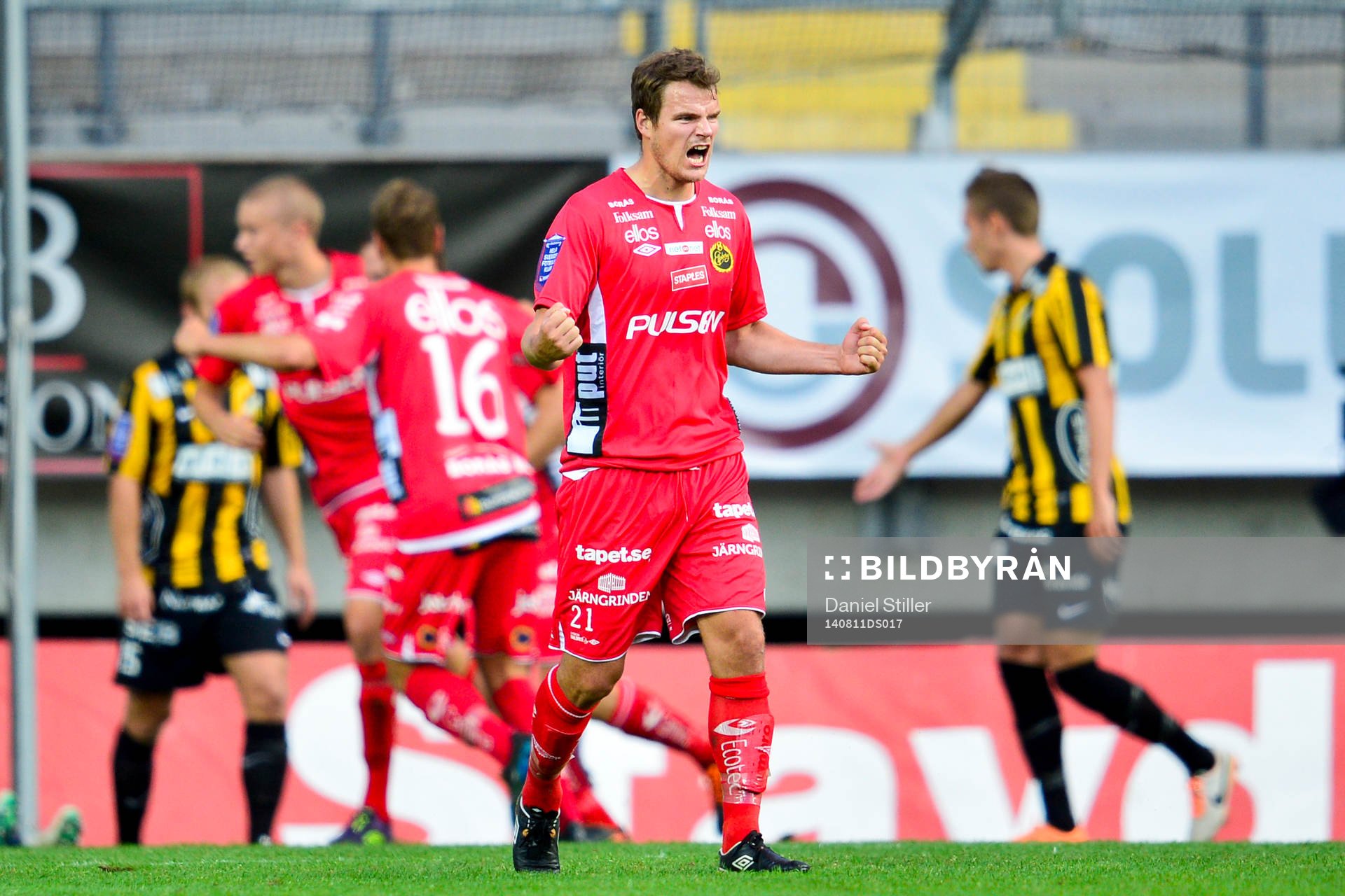 Elfsborgs Henning Hauger jublar