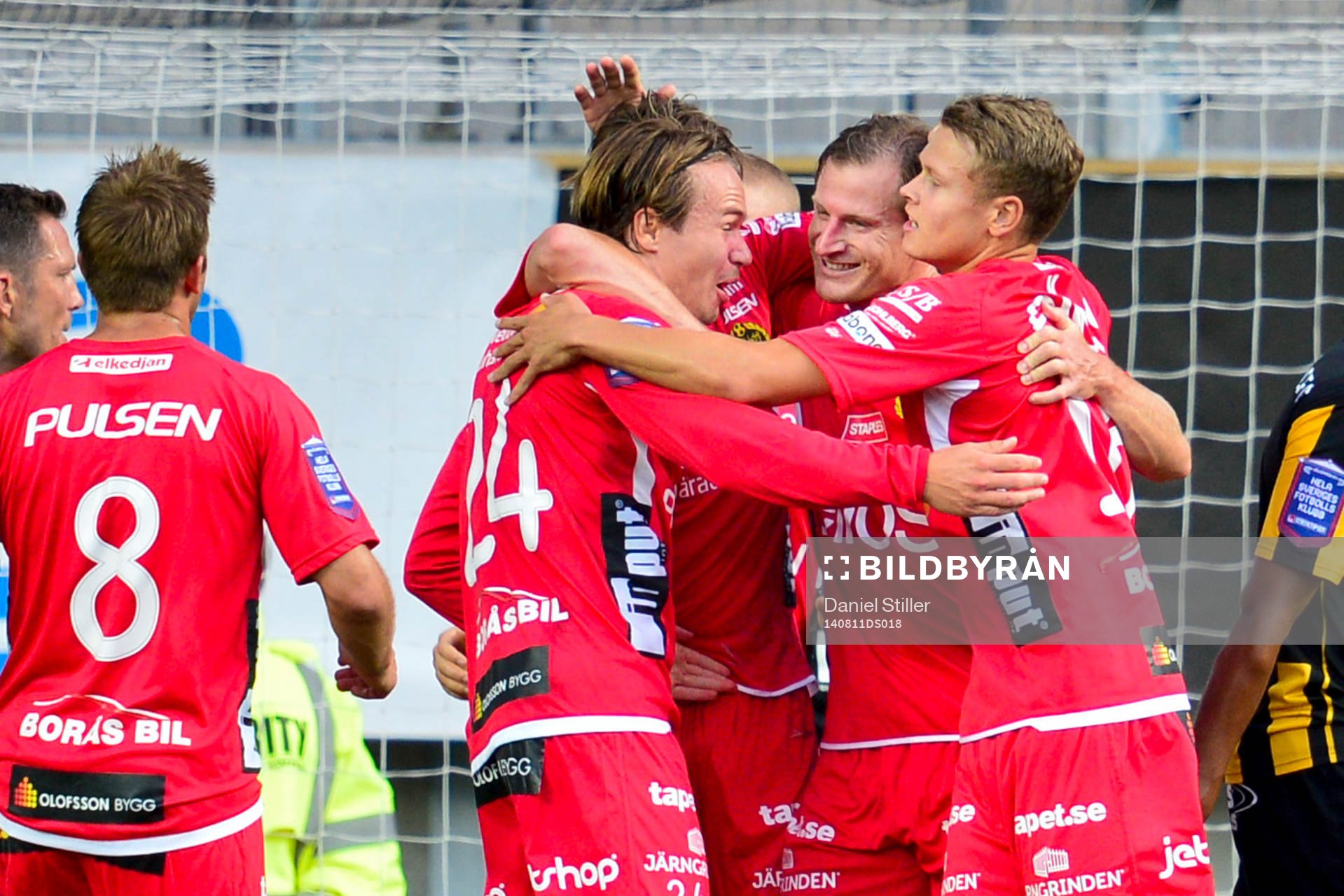 Elfsborgs spelare jublar
