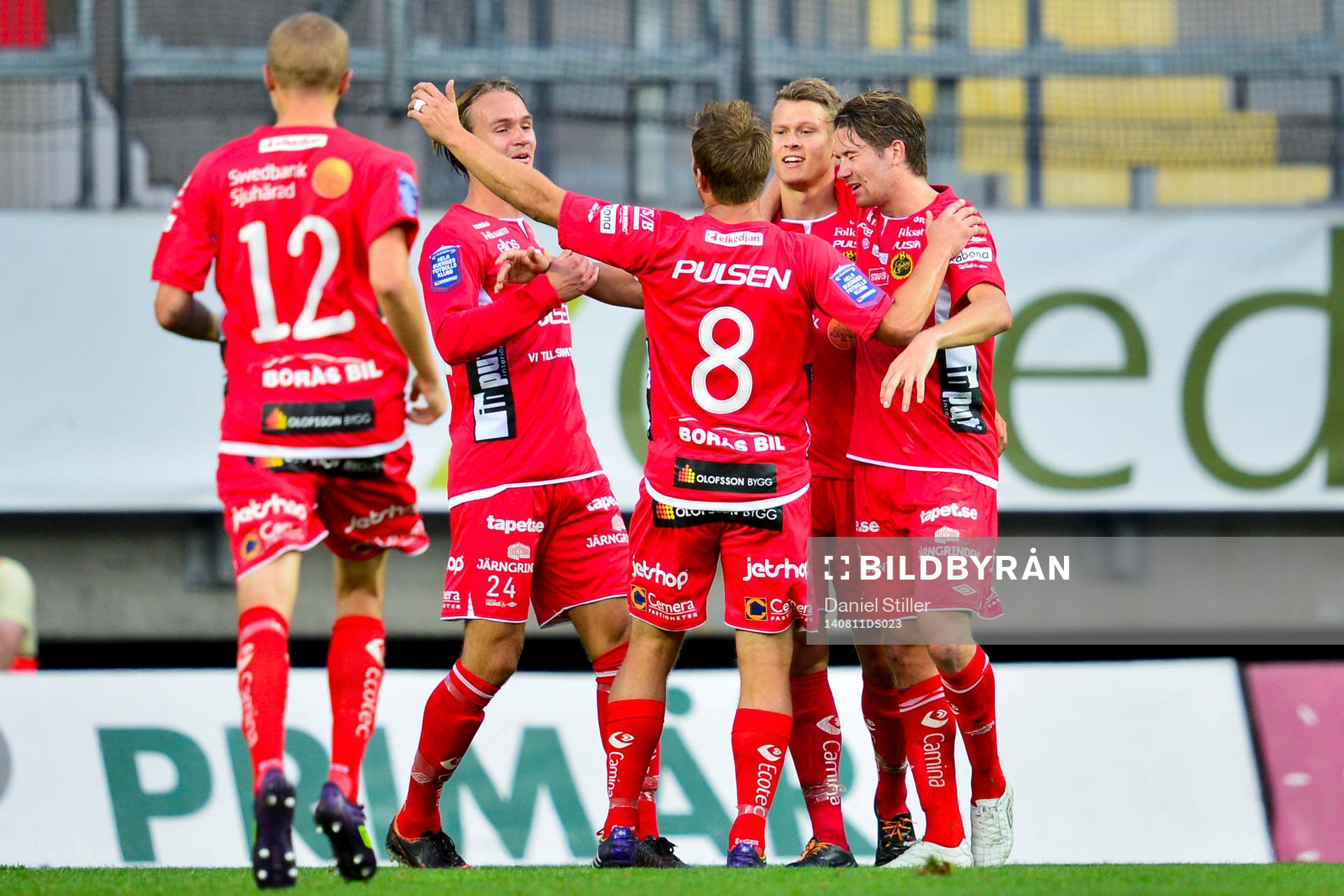 Elfsborgs spelare jublar