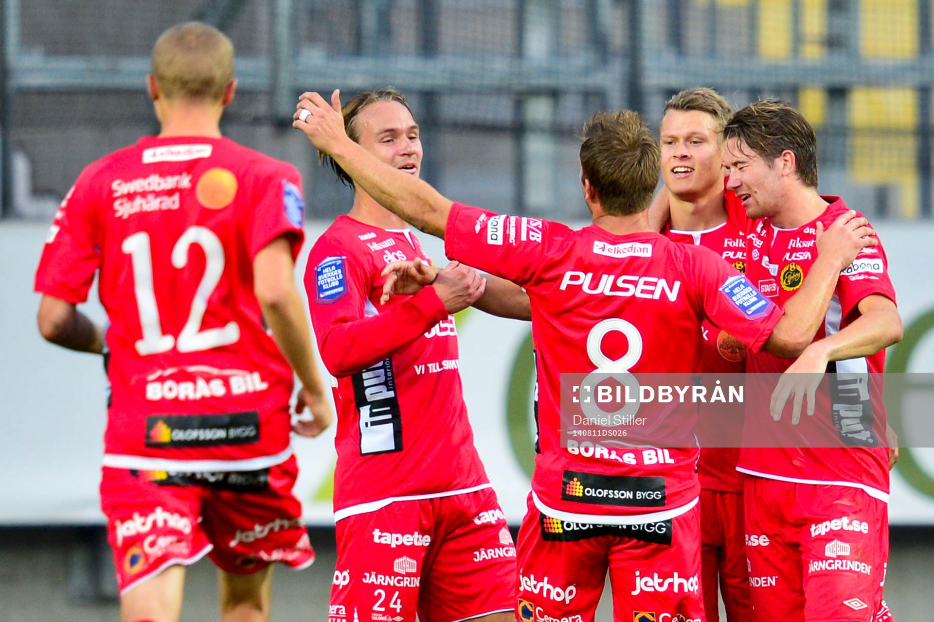 Elfsborgs spelare jublar