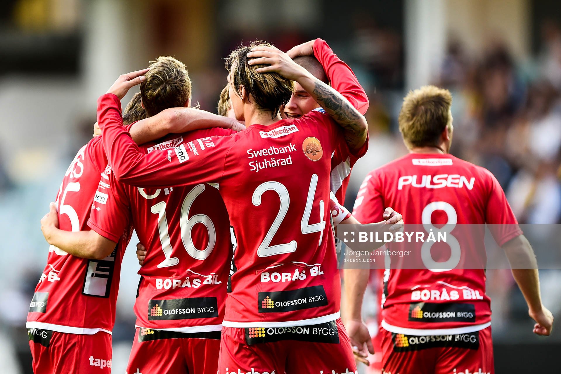 Elfsborgs spelare jublar