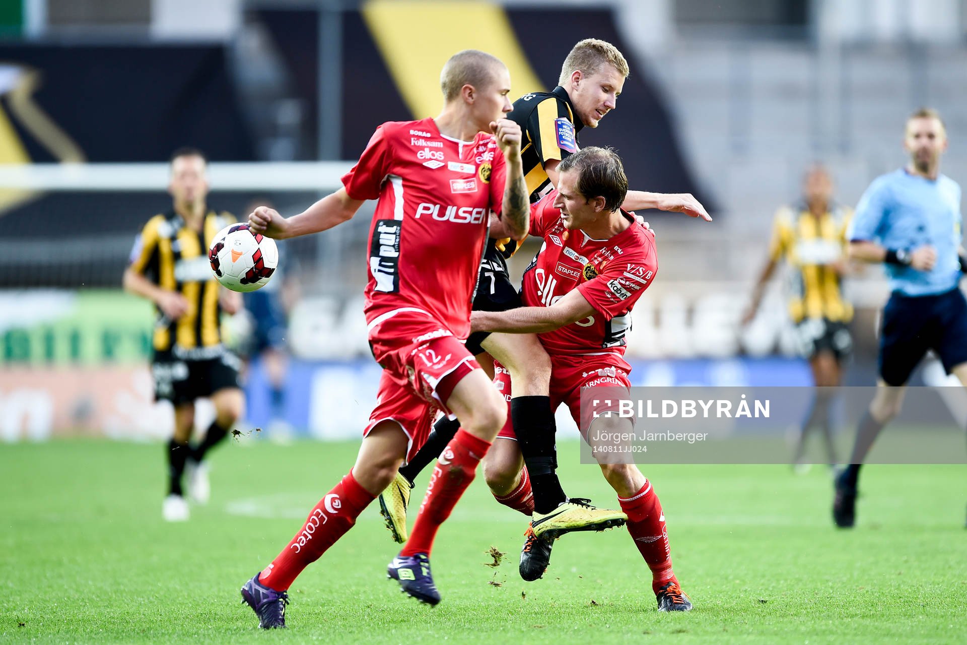Elfsborgs Sebastian Holmén och Daniel Mobaeck