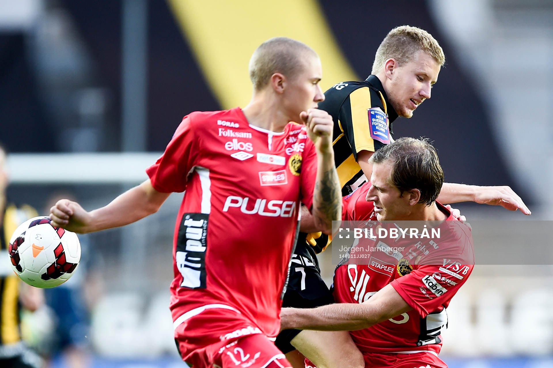 Elfsborgs Sebastian Holmén och Daniel Mobaeck