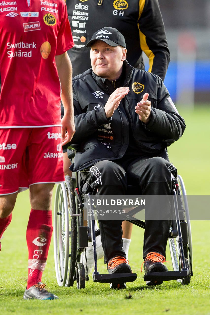 Elfsborgs manager Klas Ingesson tackar supportrarna