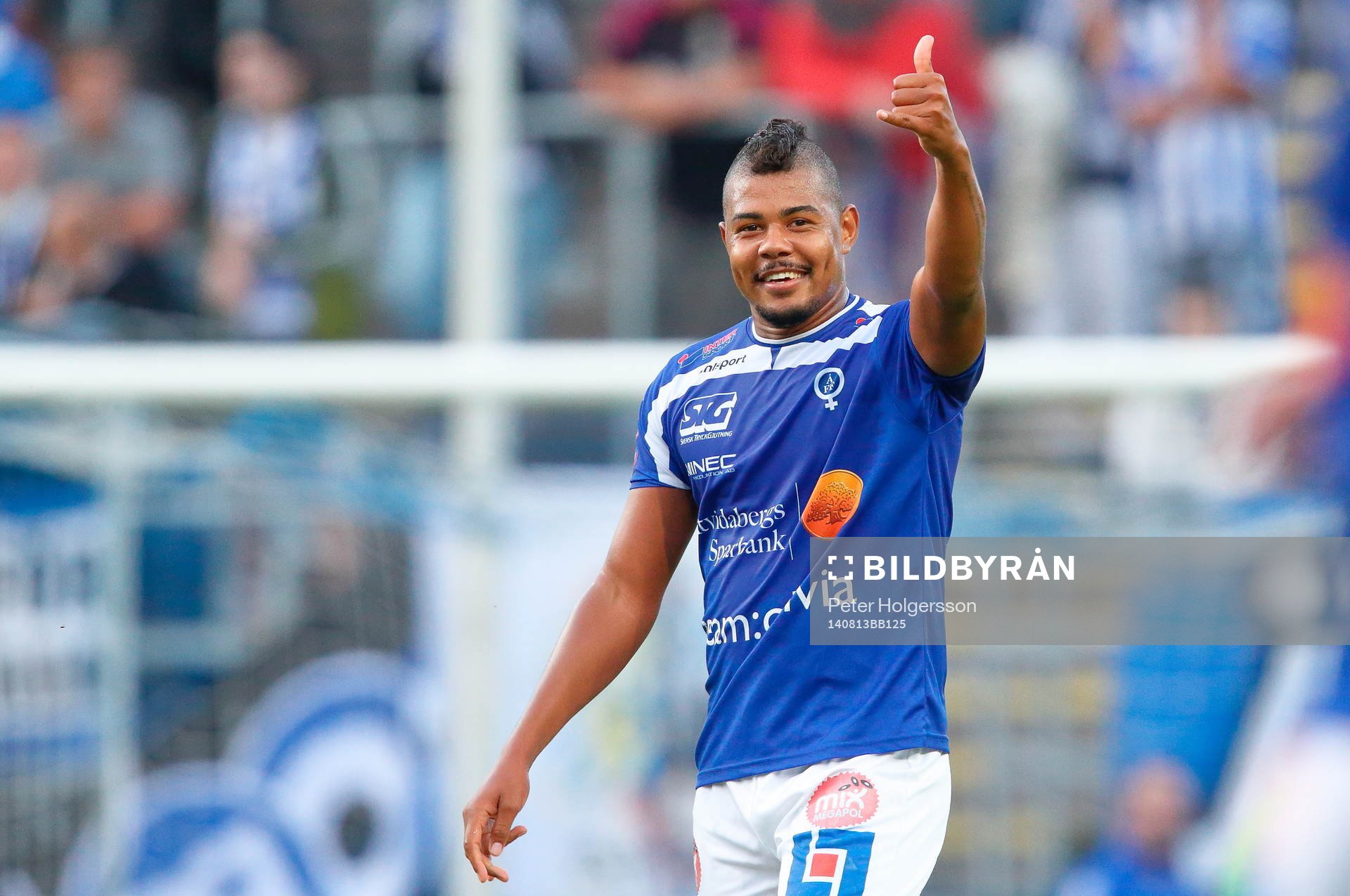 Åtvidabergs Ricardo Santos jublar
