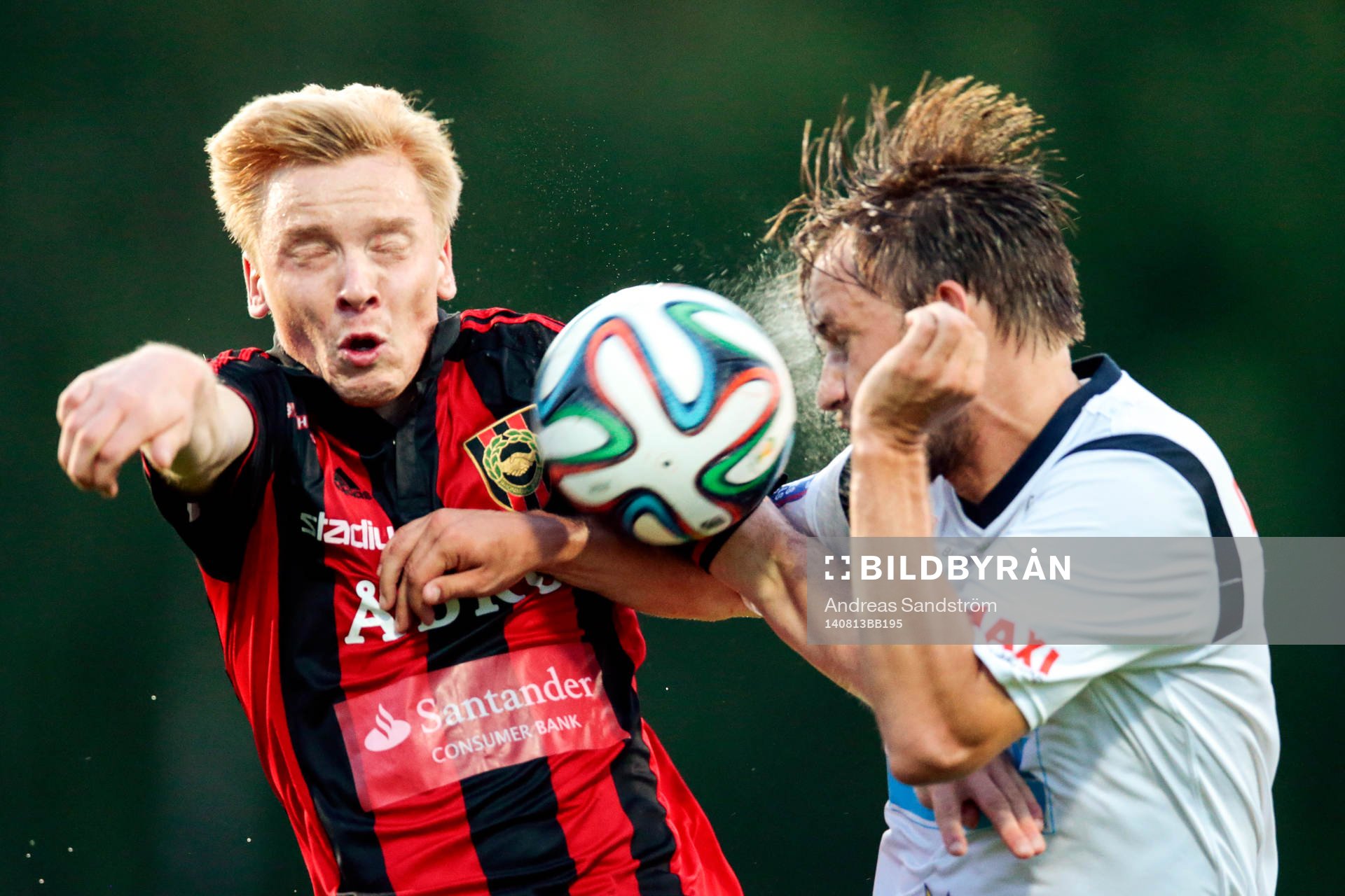 Brommapojkarnas Gustav Sandberg Magnusson  och Gefles Skuli