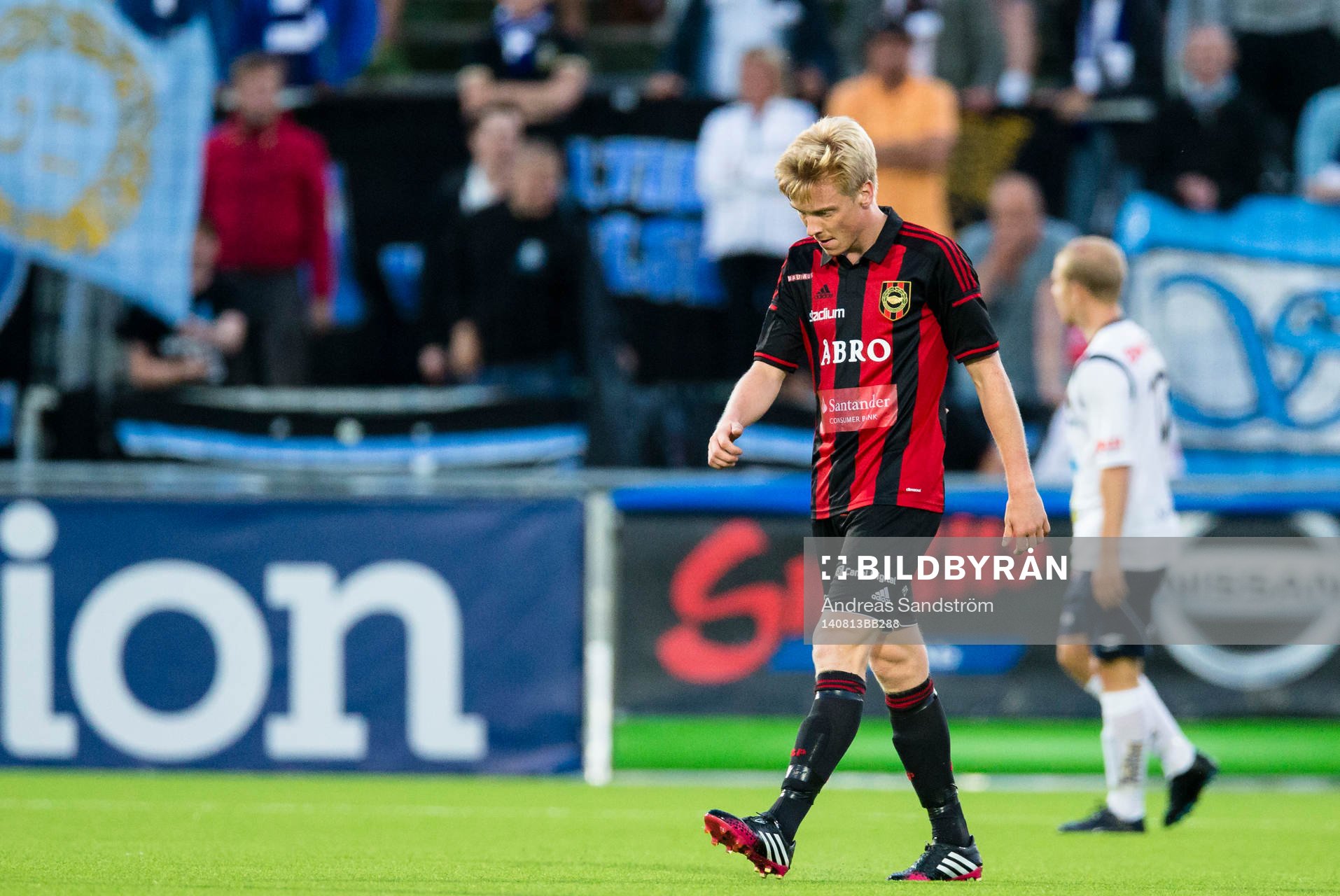 Brommapojkarnas Gustav Sandberg Magnusson ser deppig ut