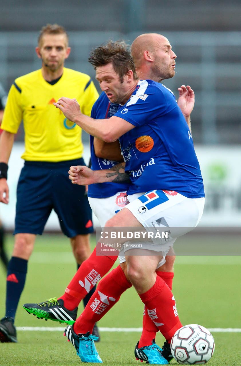 Åtvidabergs Allan Arenfeldt Olesen och Daniel Sjölund