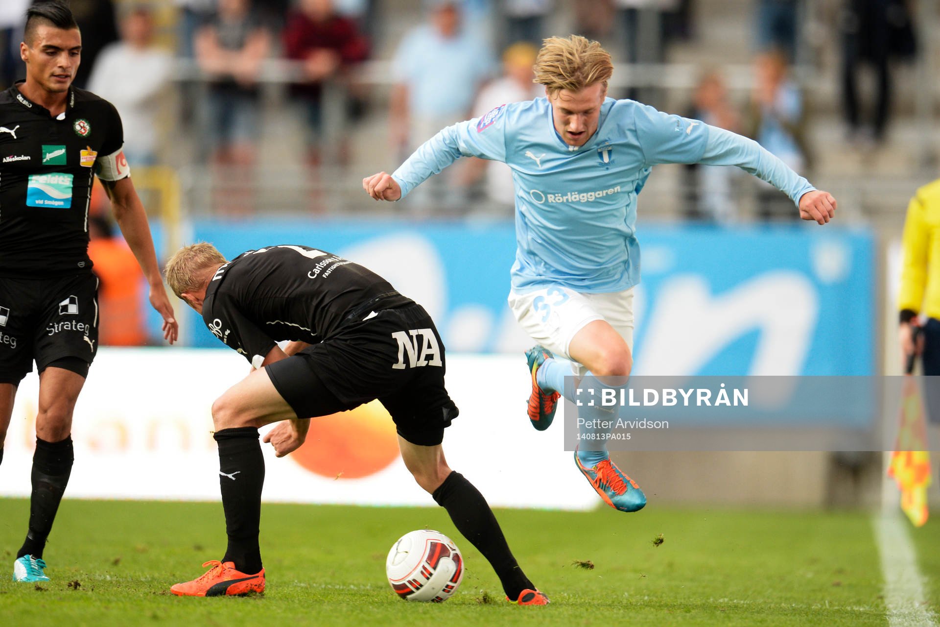 Örebros Patrik Haginge och Malmö FFs Emil Forsberg
