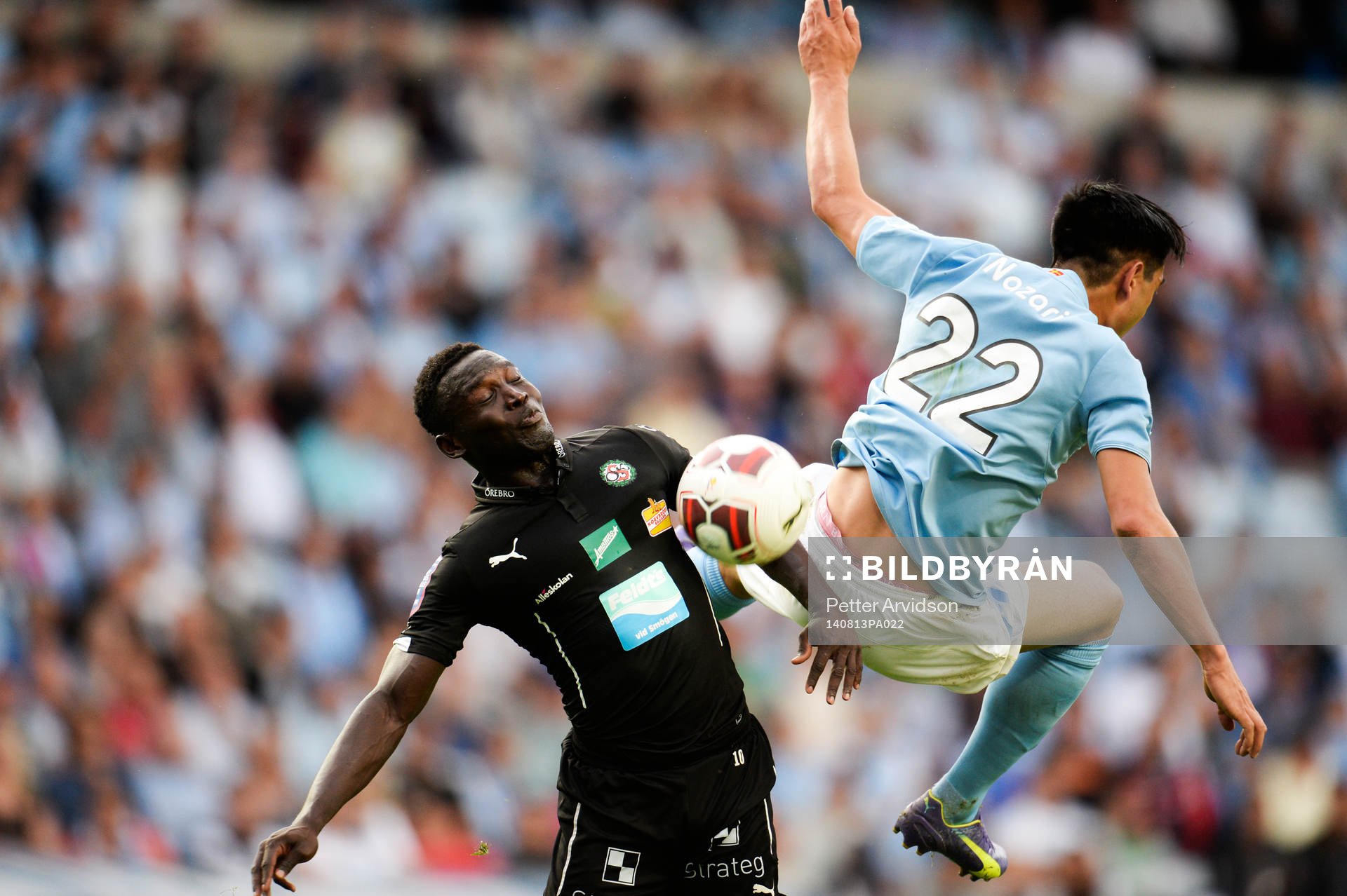 Örebros Alhassan Kamara och Malmö FFs Amin Nazari