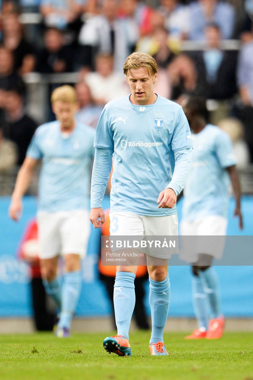 Malmö FFs Emil Forsberg deppar