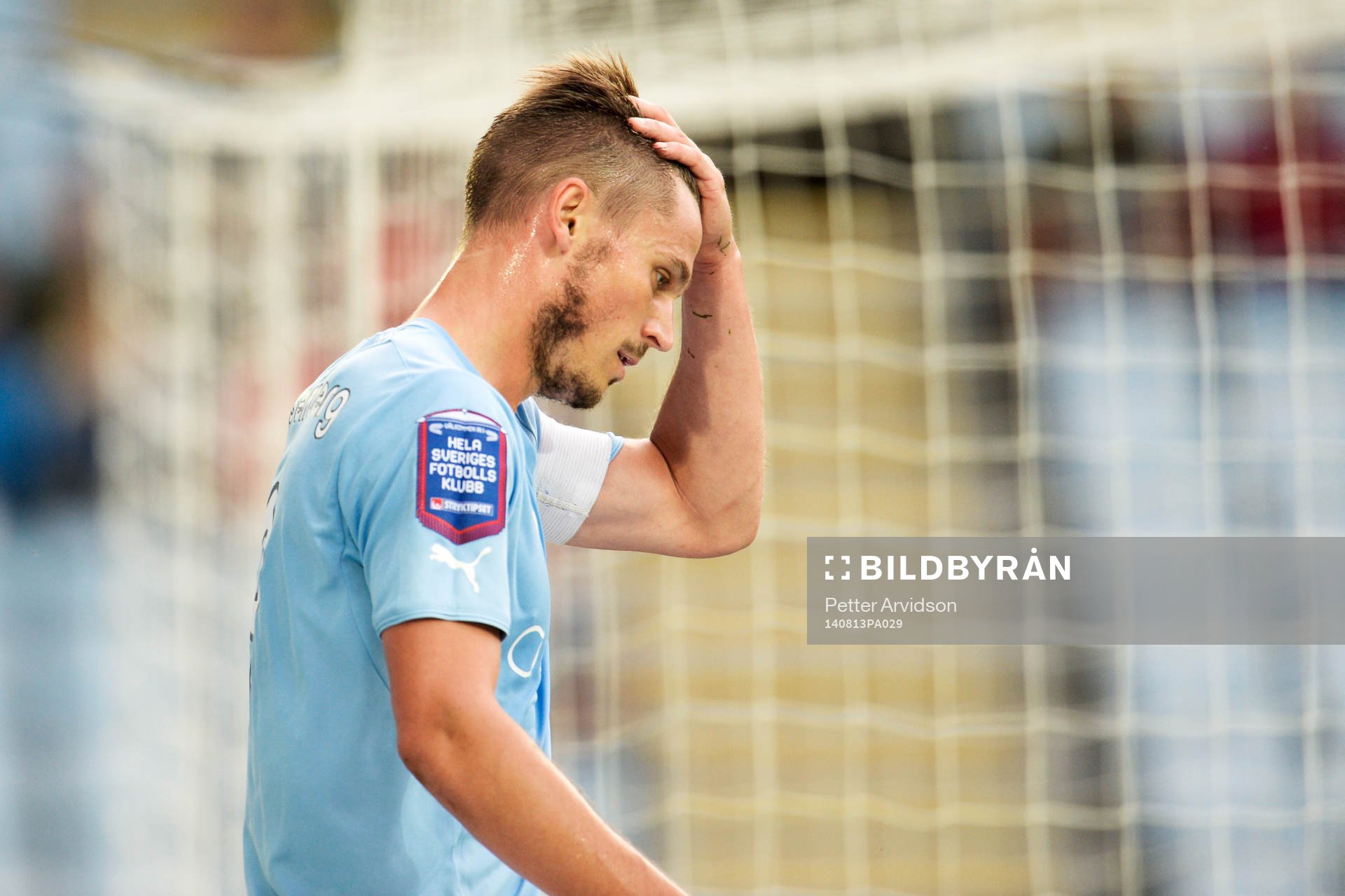 Malmö FFs Markus Rosenberg deppar