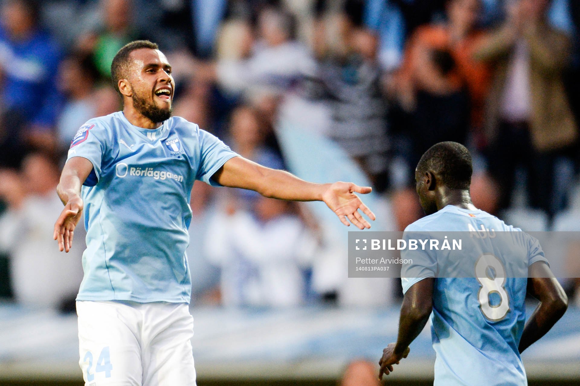 Malmö FFs Isaac Kiese Thelin jublar