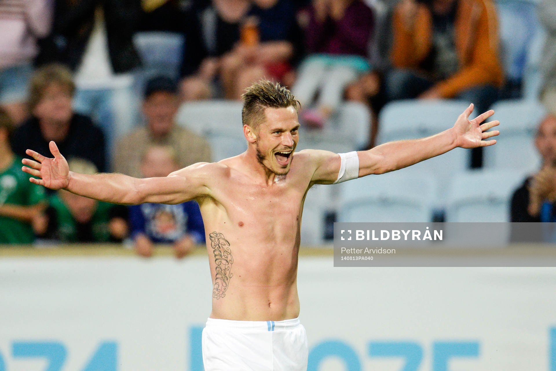 Malmö FFs Markus Rosenberg jublar