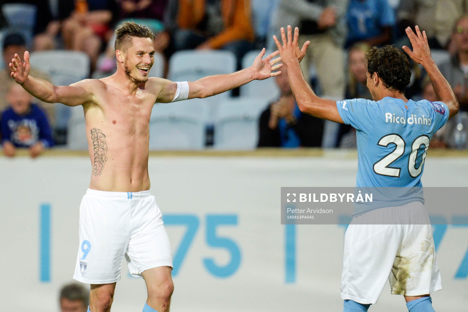 Malmö FFs Markus Rosenberg jublar