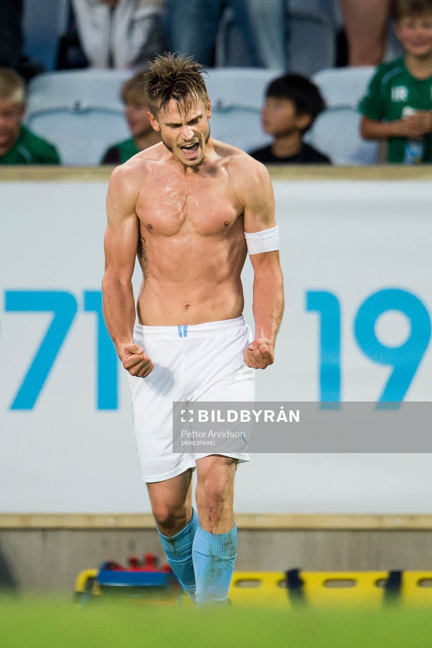 Malmö FFs Markus Rosenberg jublar