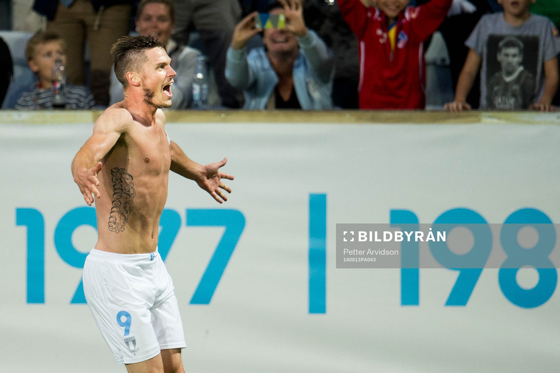 Malmö FFs Markus Rosenberg jublar