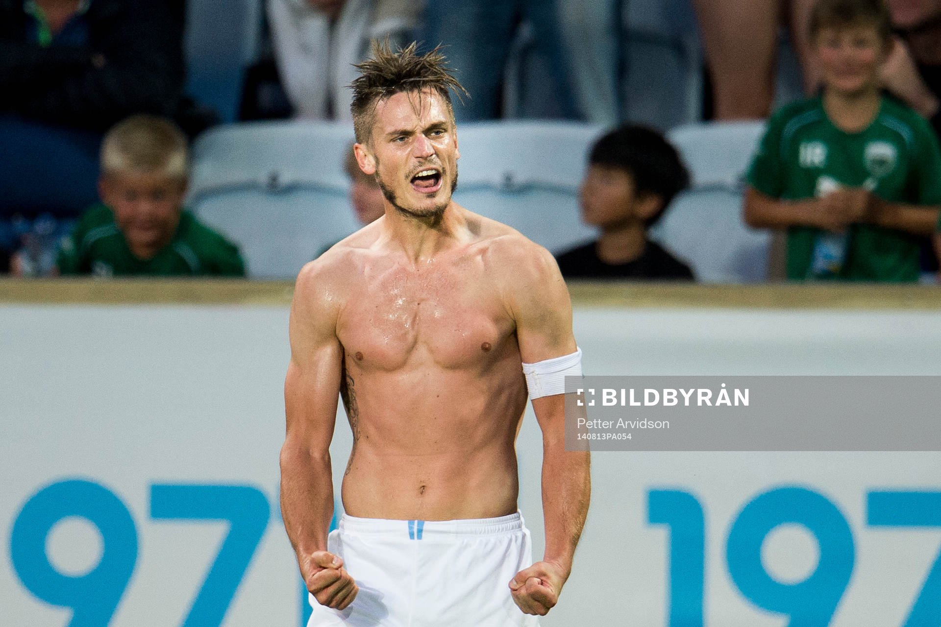 Malmö FFs Markus Rosenberg jublar