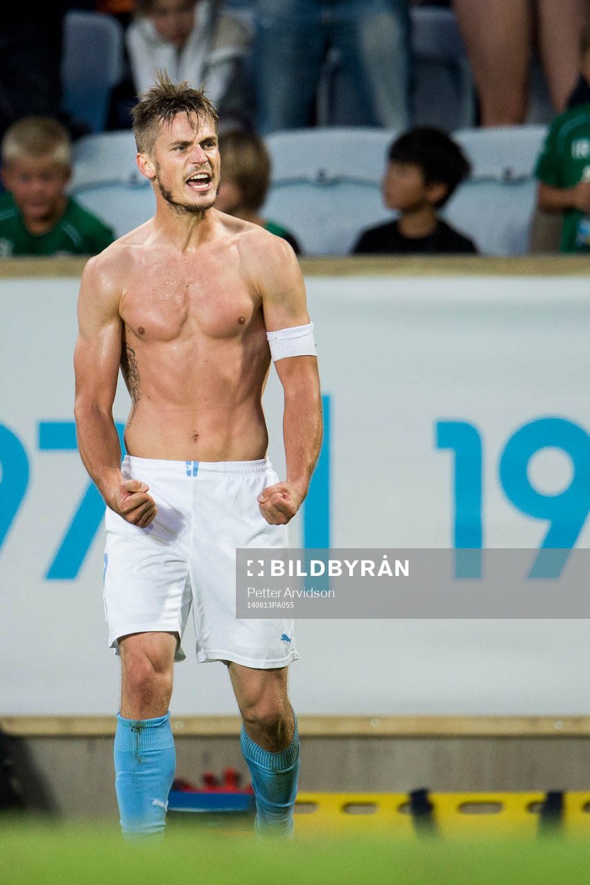 Malmö FFs Markus Rosenberg jublar