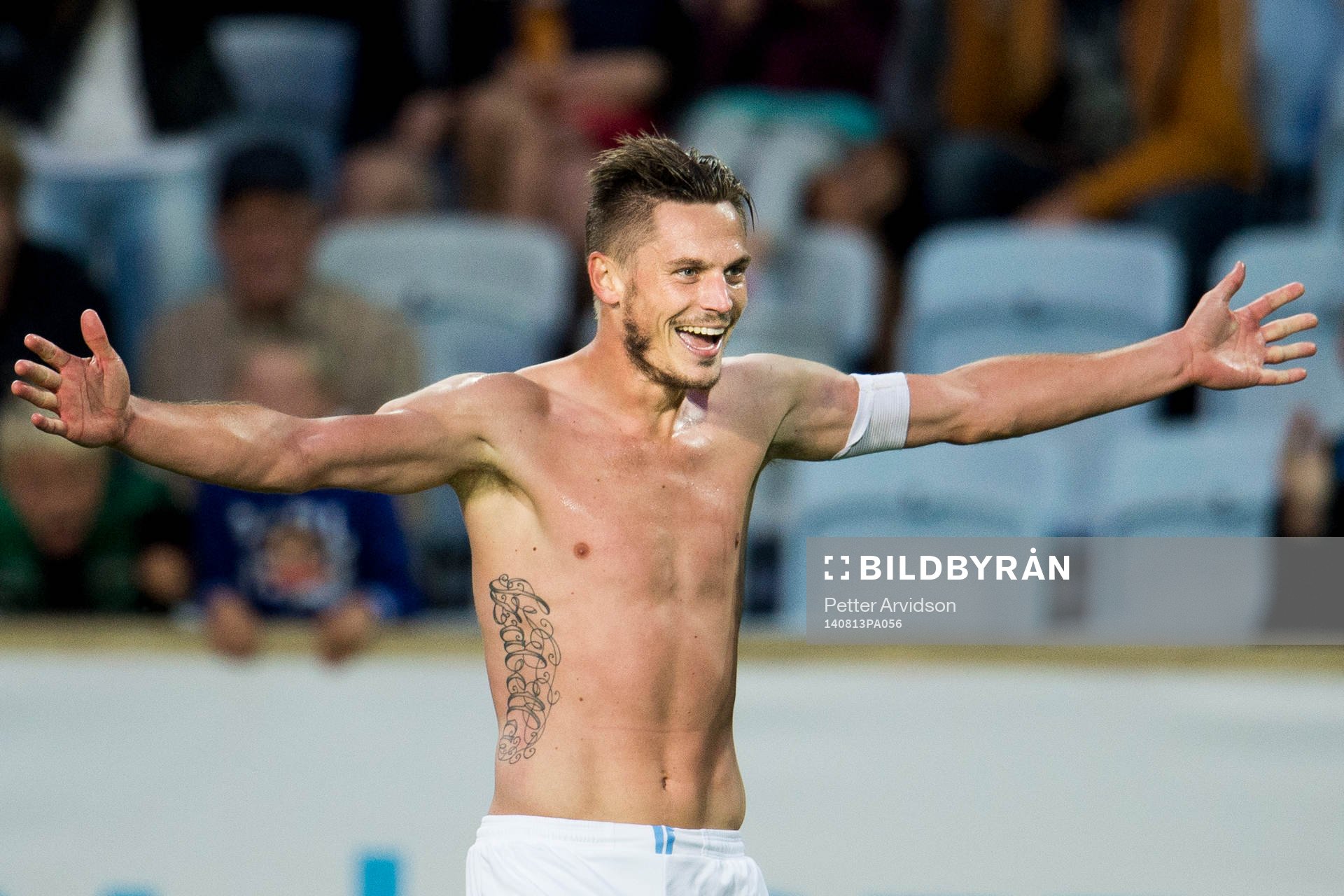 Malmö FFs Markus Rosenberg jublar