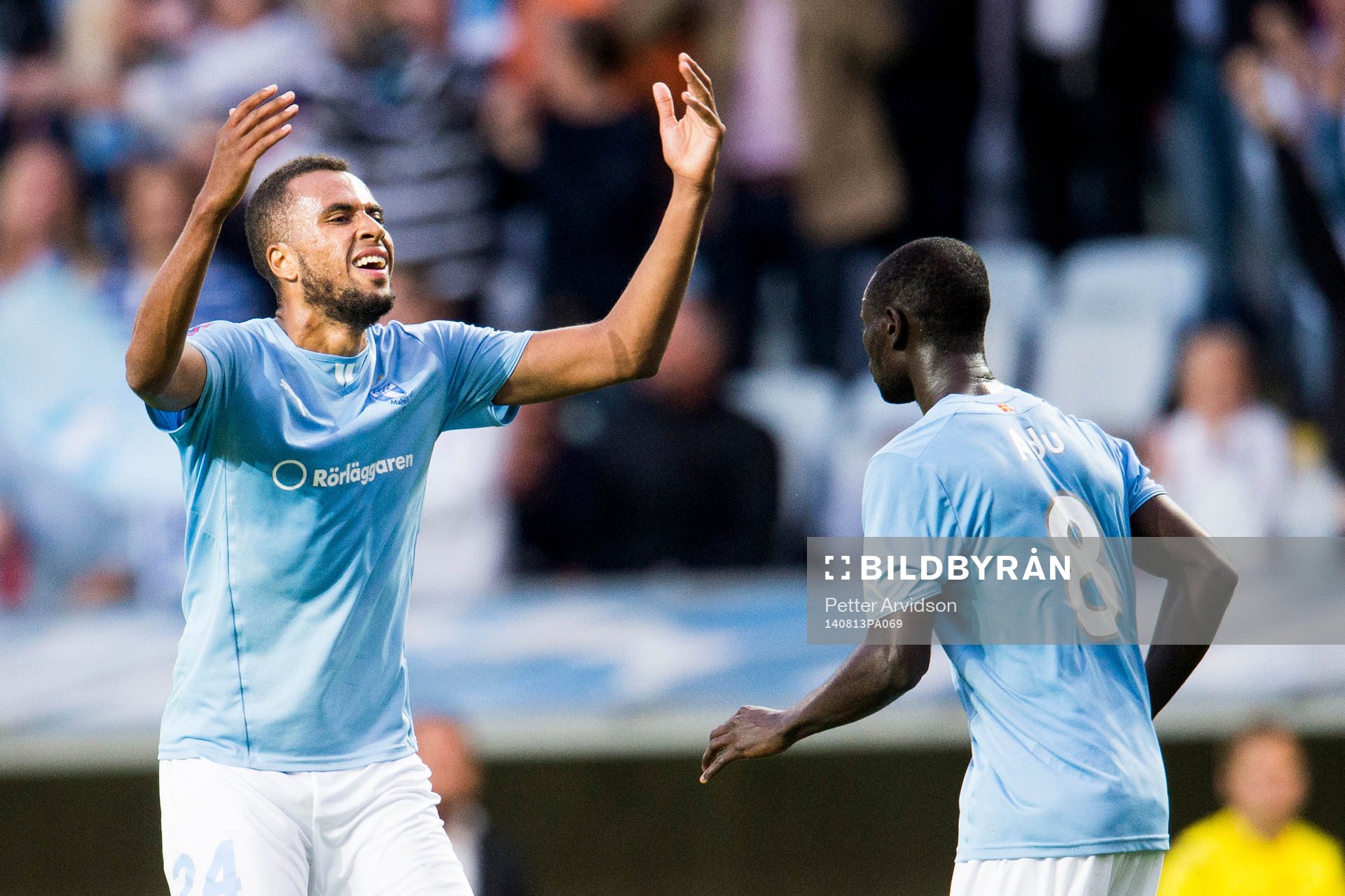 Malmö FFs Isaac Kiese Thelin jublar