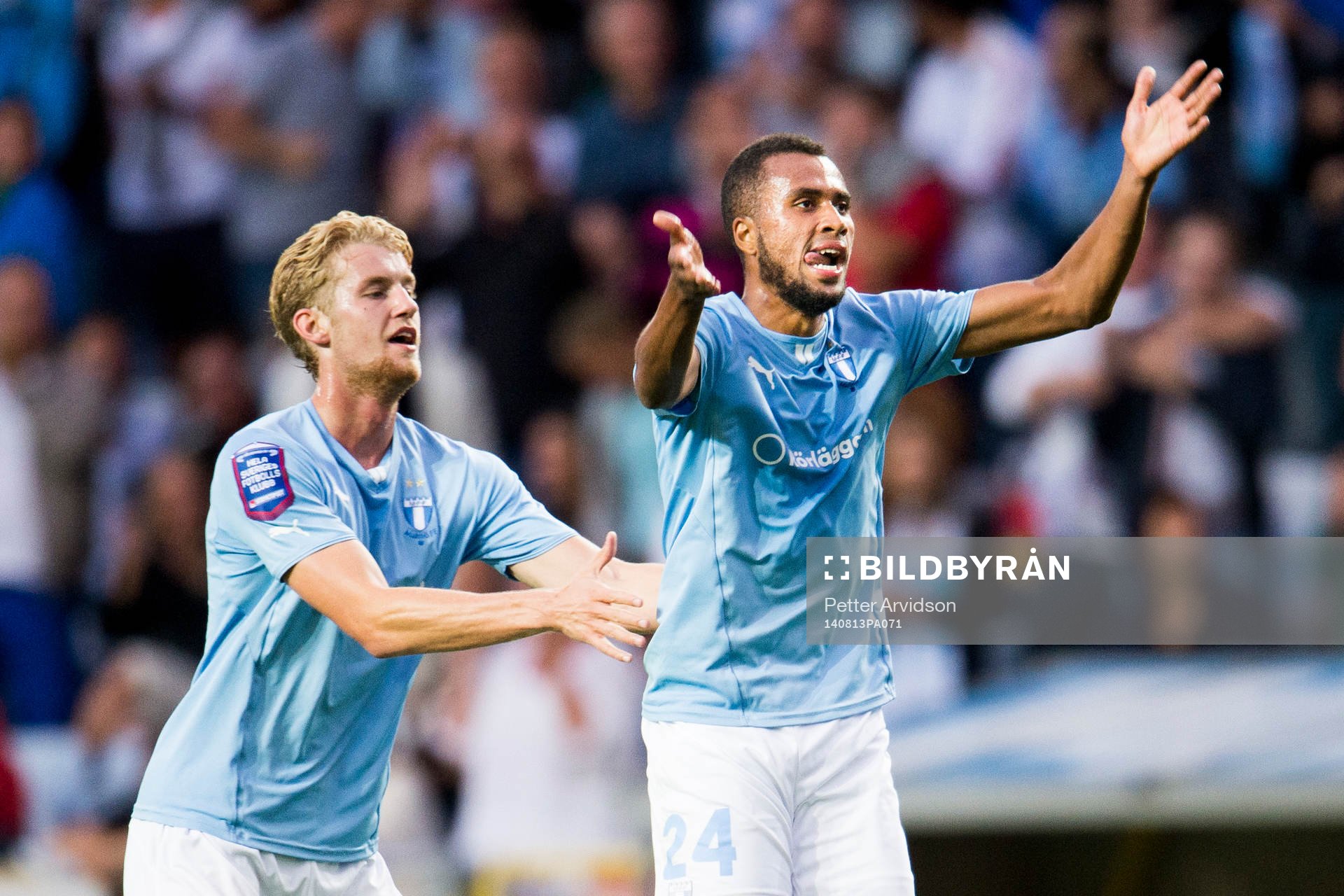 Malmö FFs Isaac Kiese Thelin jublar