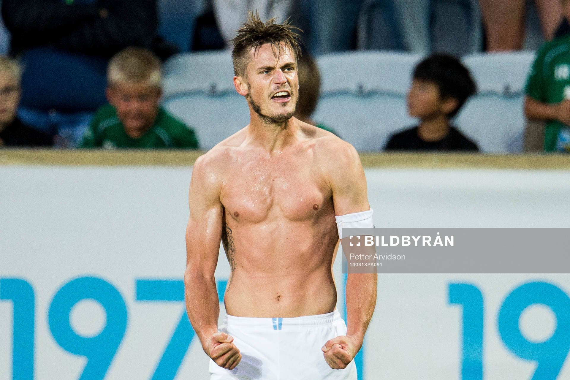 Malmö FFs Markus Rosenberg jublar