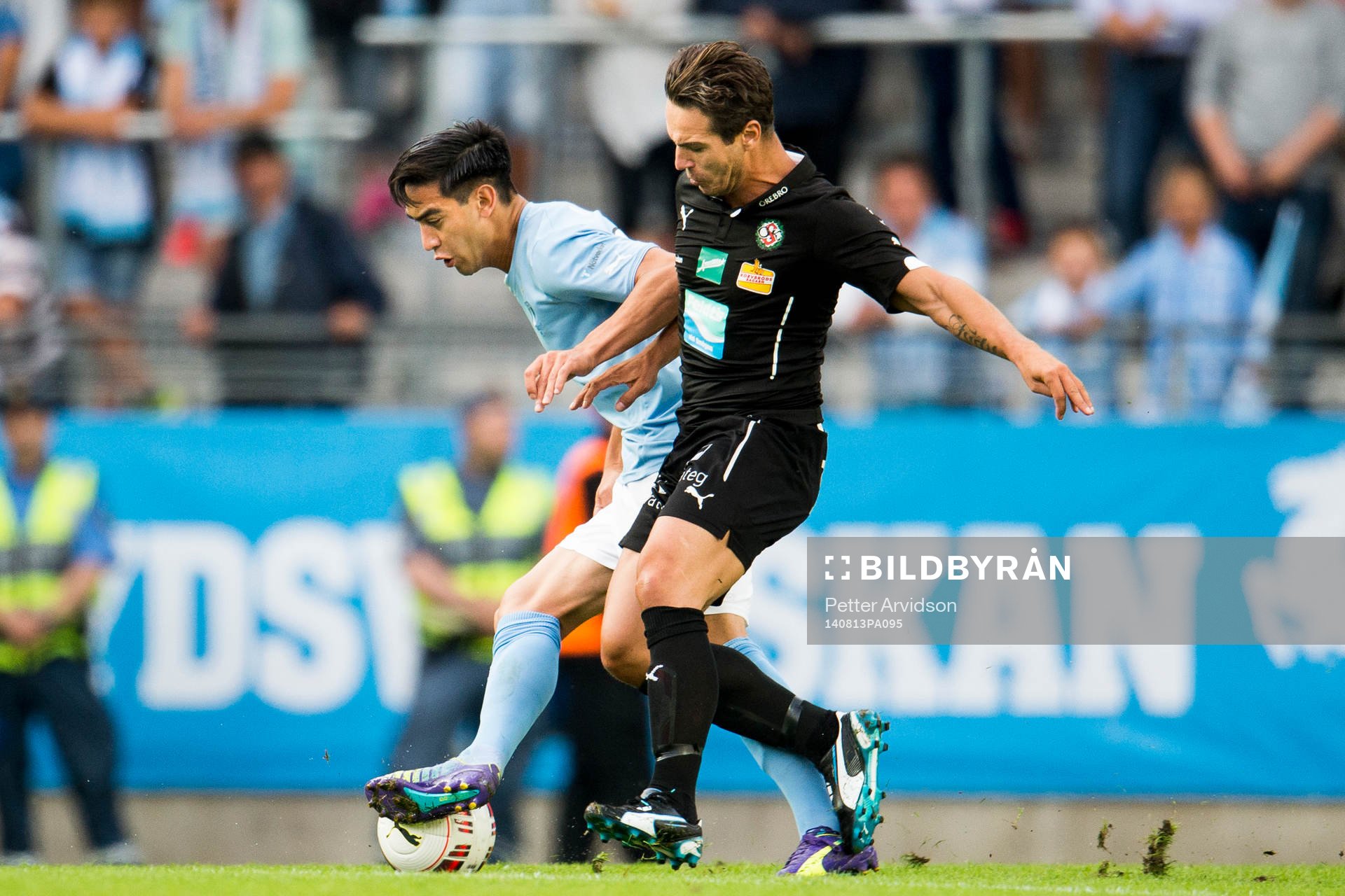 Malmö FFs Amin Nazari och Örebros Nordin Gerzic