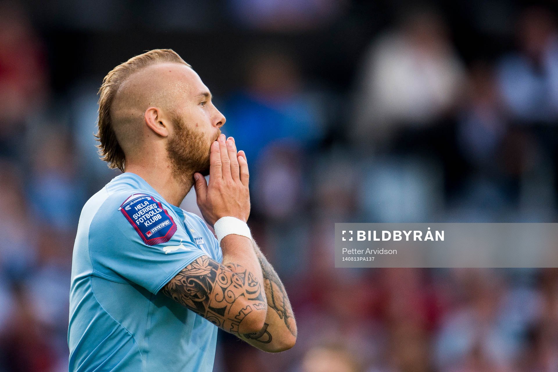 Malmö FFs Magnus Eriksson deppar
