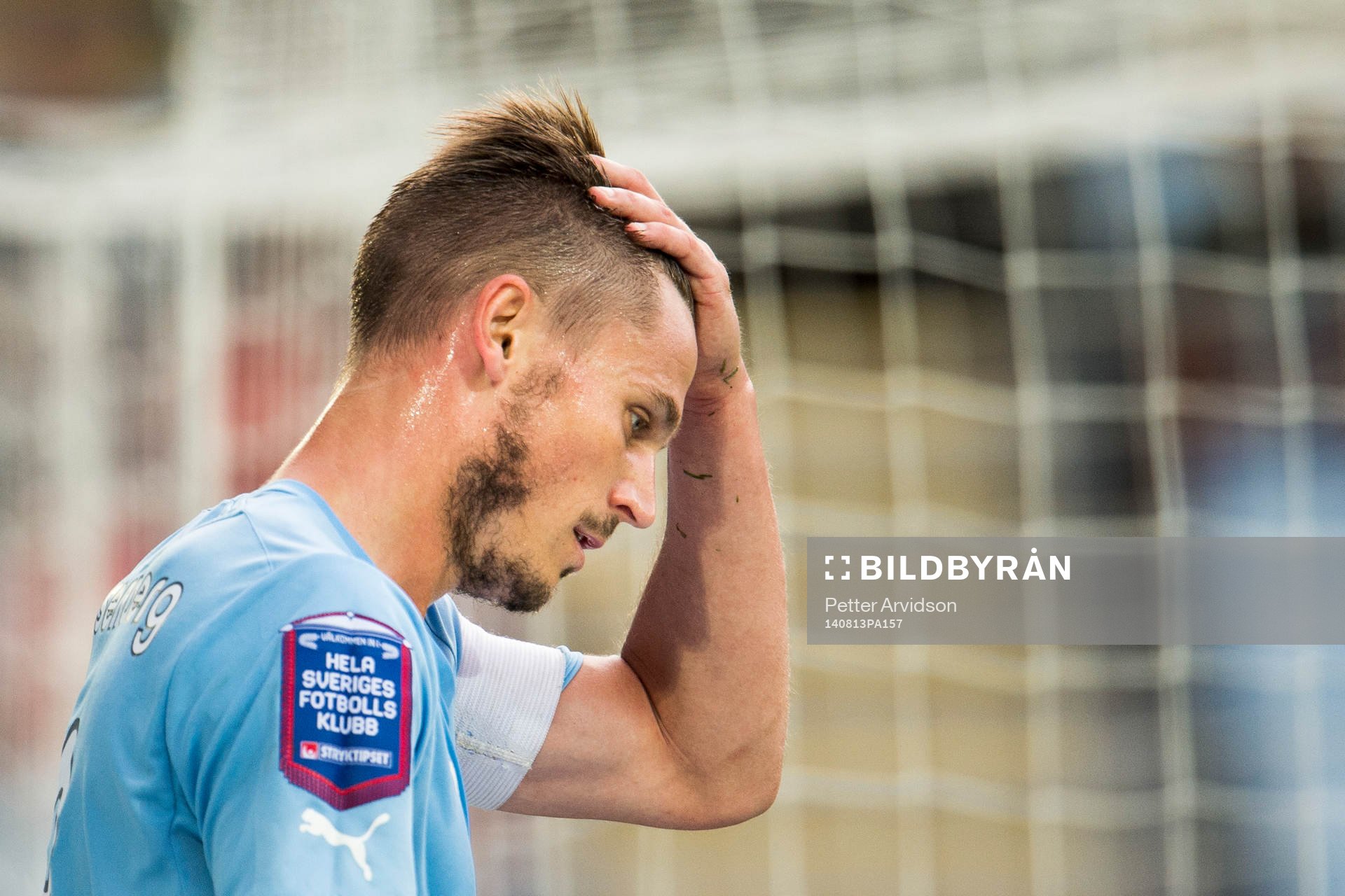 Malmö FFs Markus Rosenberg deppar