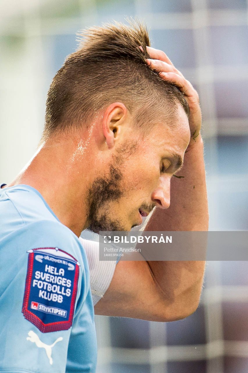 Malmö FFs Markus Rosenberg deppar