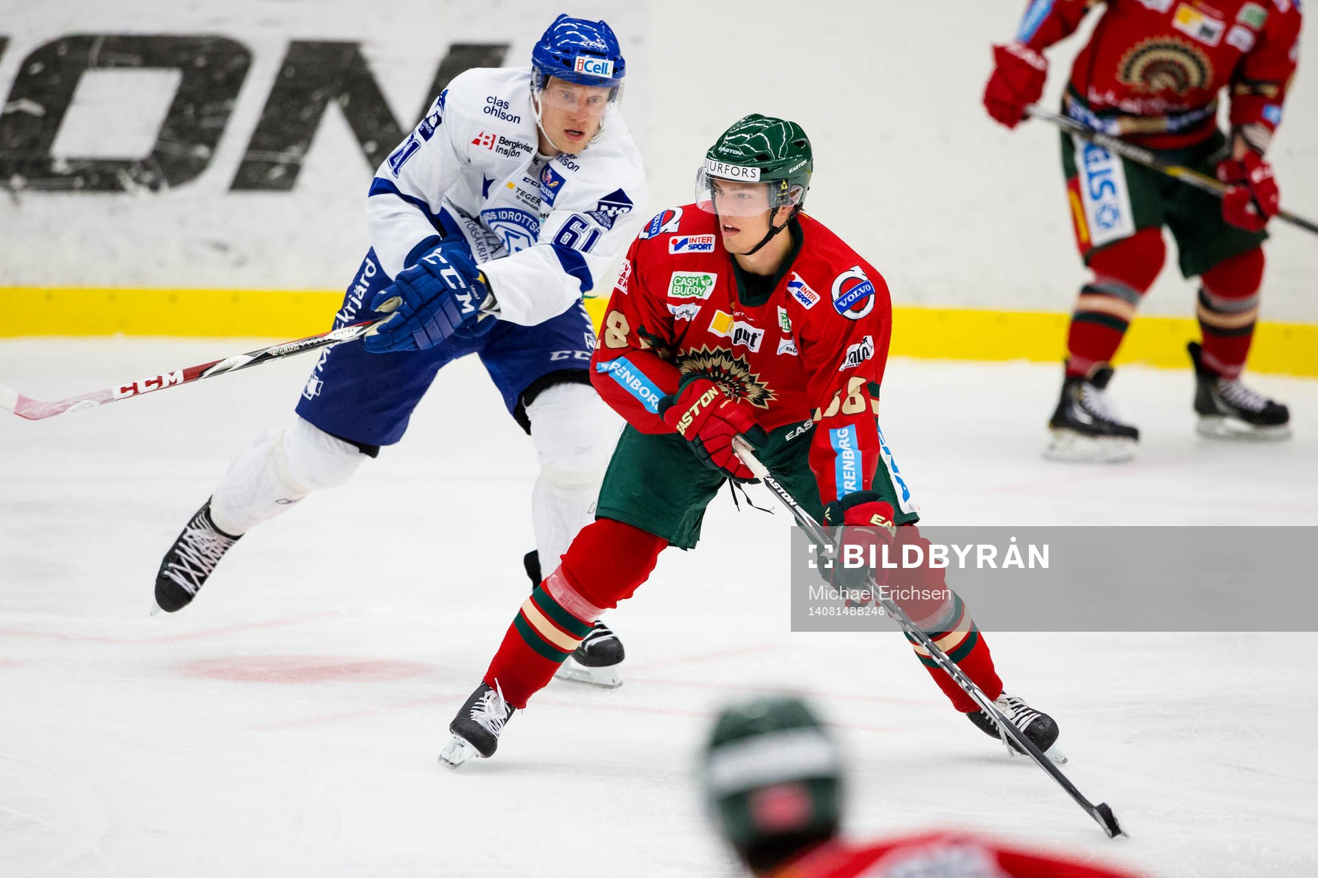 Frölundas Andreas Johnson skäret före Leksands Johan Ryno