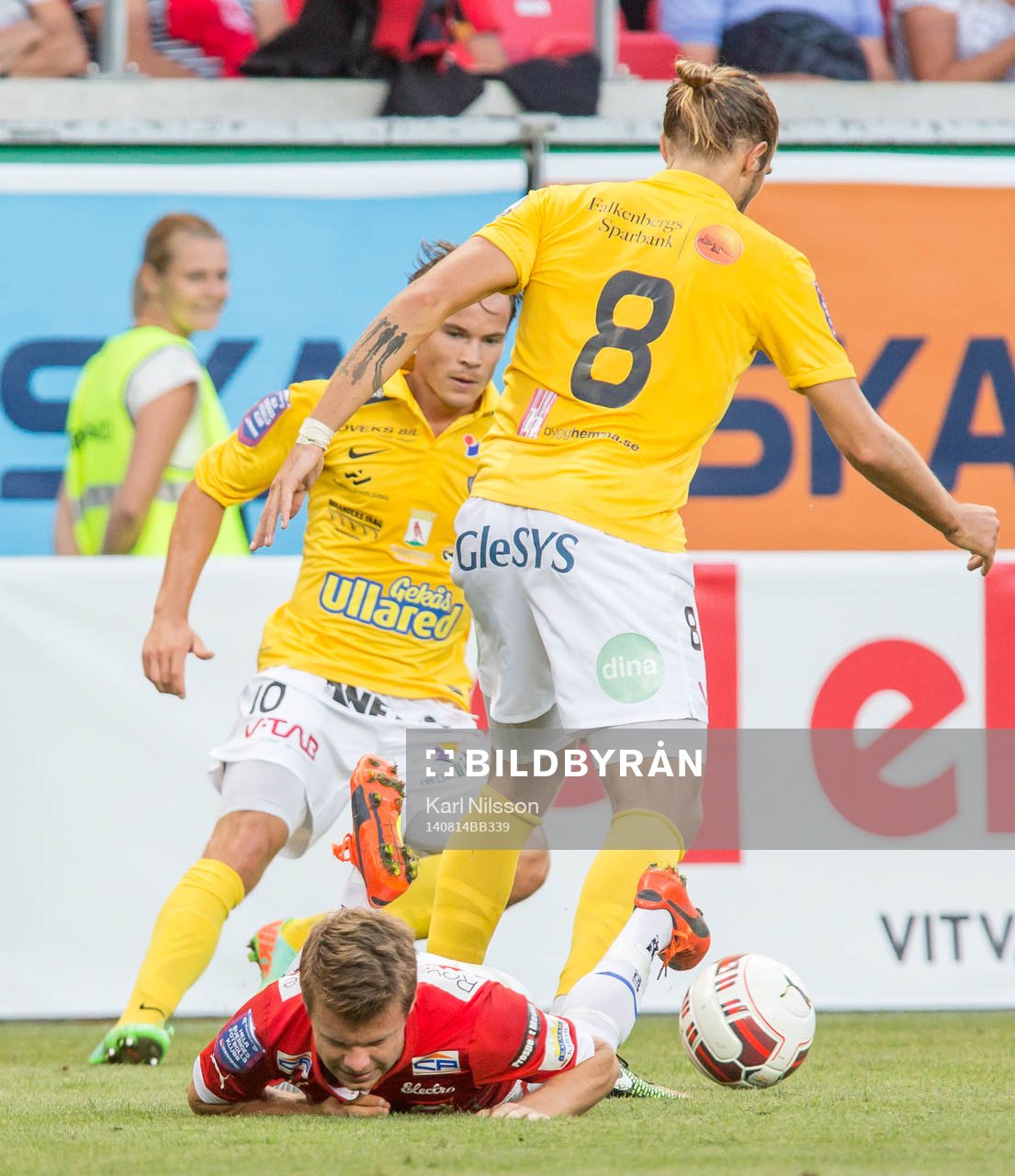 Kalmars Måns Söderqvist, Falkenbergs Tobias Carlsson och