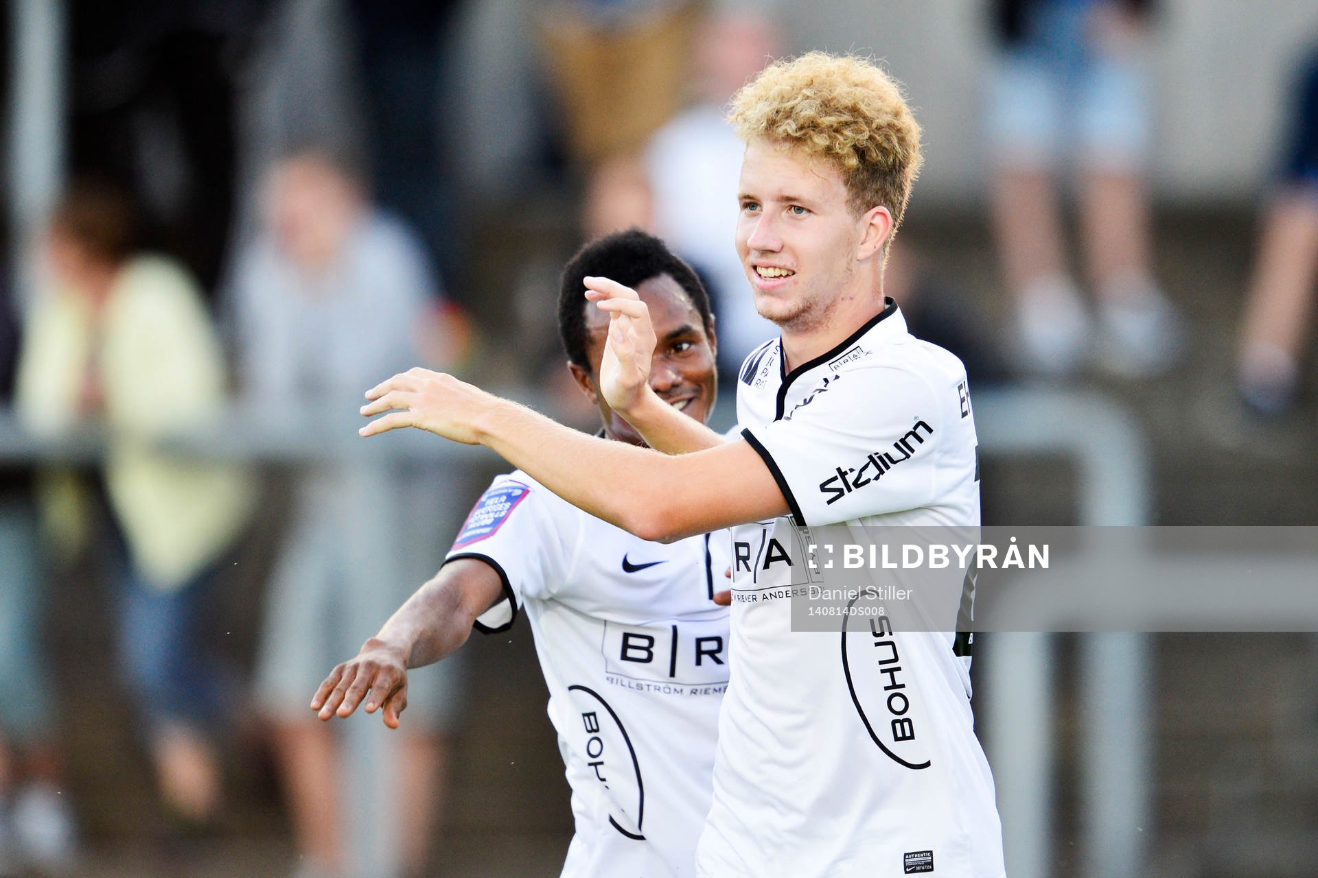 Häckens Samuel Gustafson jublar