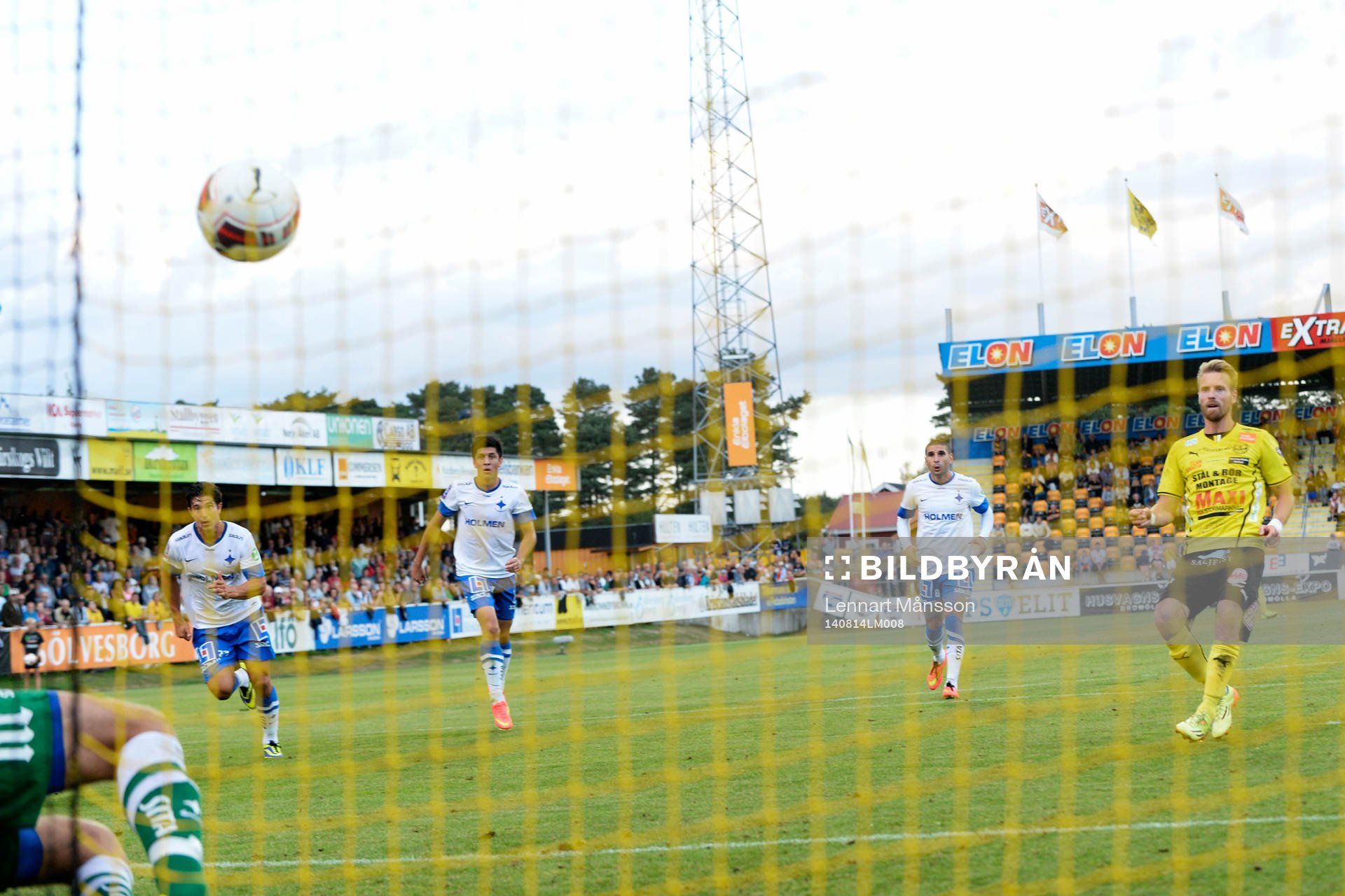 Mjällbys Christian Wilhelmsson gör 3-0 på straff i den allsvenska fotbollsmatchen mellan Mjällby och IFK Norrköping i Hällevik 14 augusti 2014.