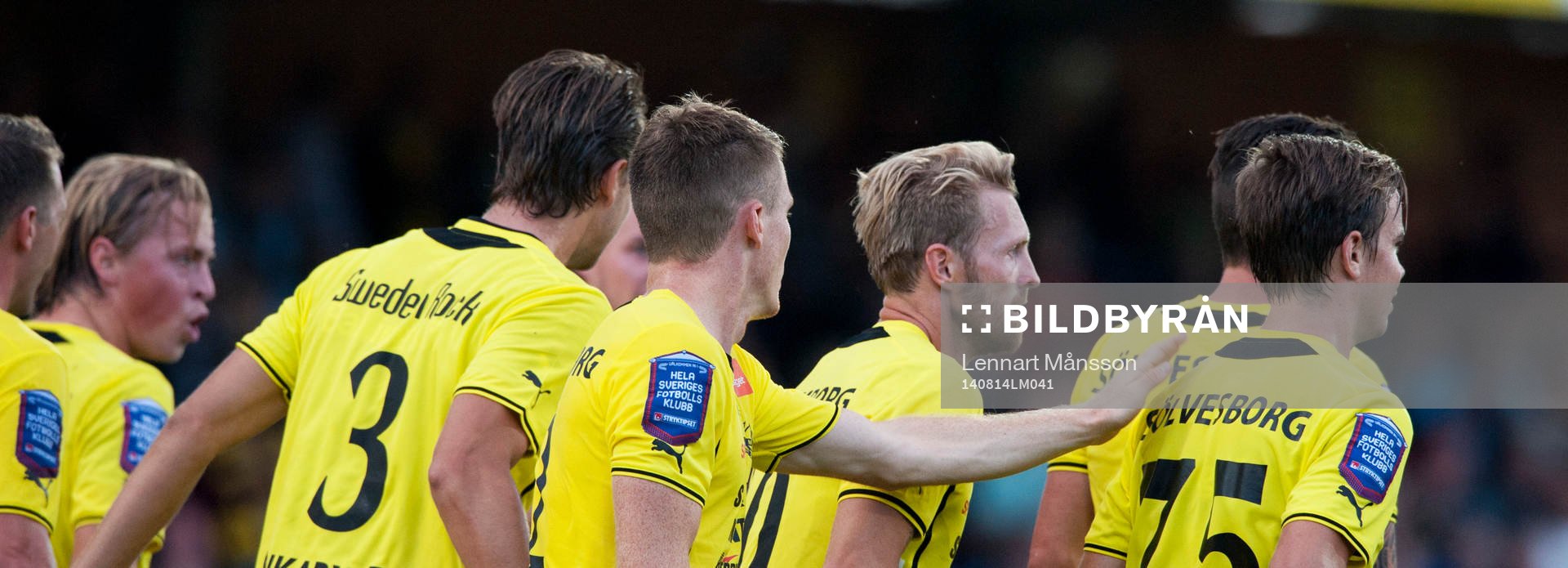 Mjällbys Christian Wilhelmsson har gjort 3-0 och är i