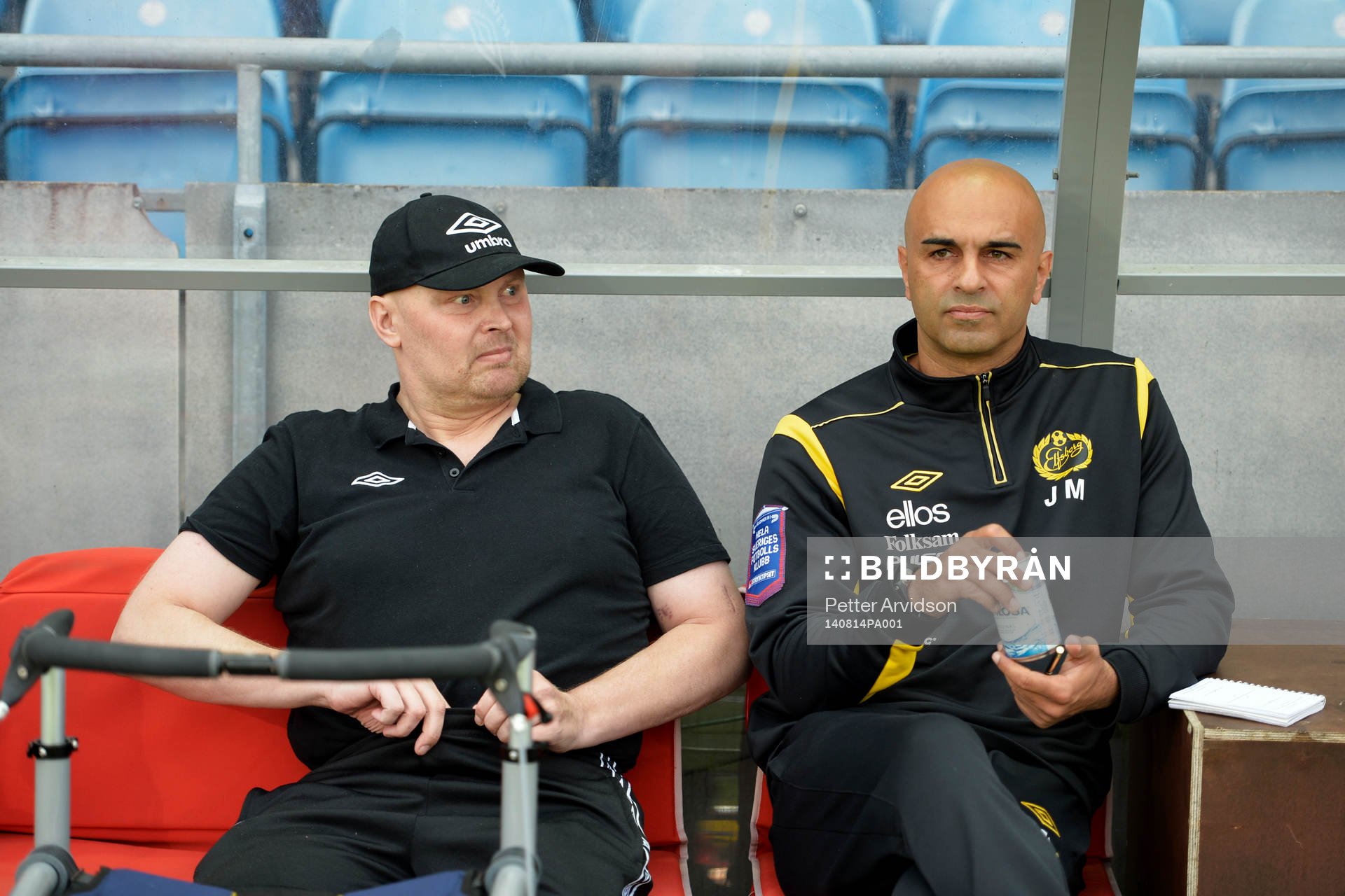 Elfsborgs manager Klas Ingesson och tränare Jan Mian