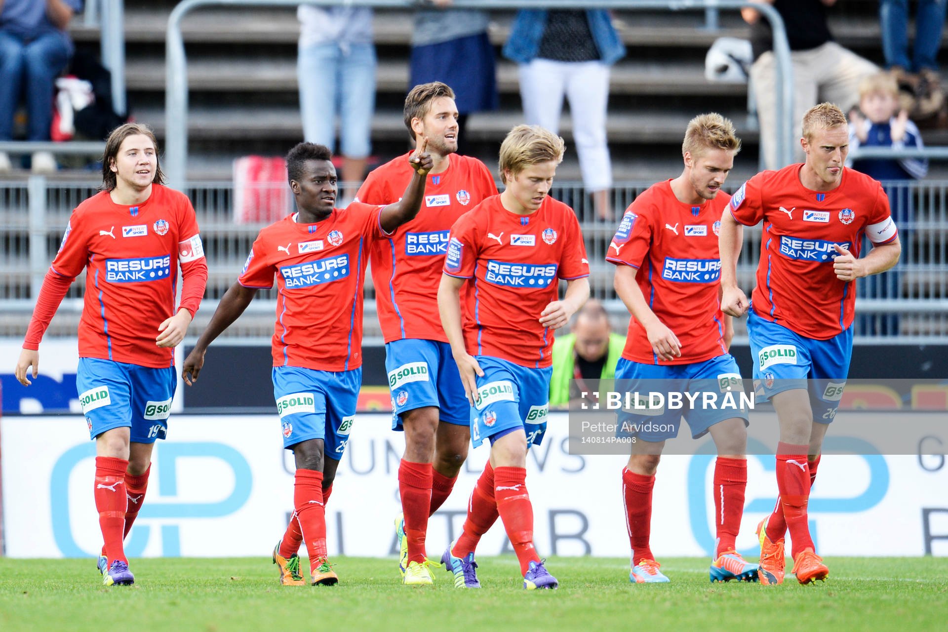 Helsingborgs Mikael Dahlberg jublar
