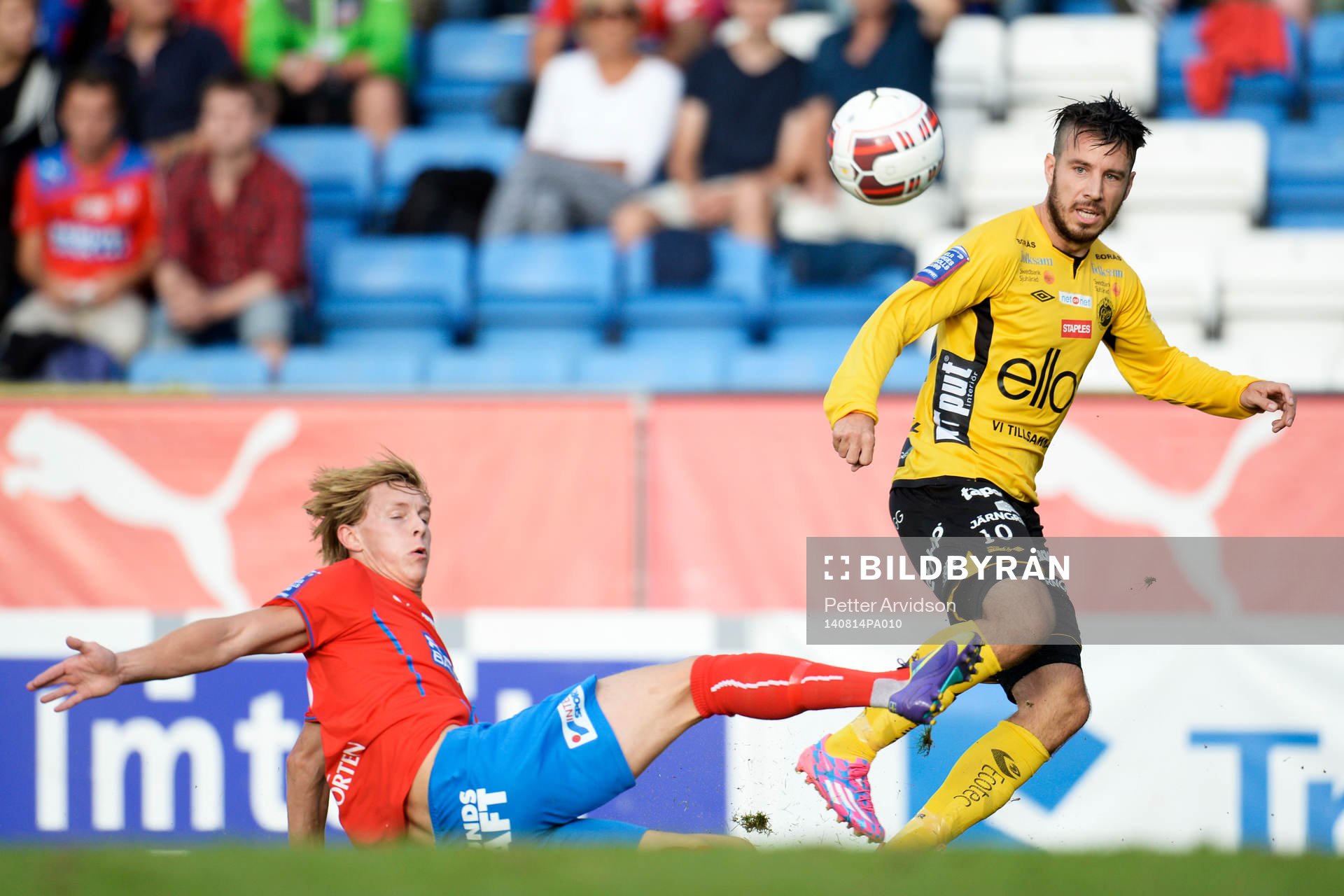 Elfsborgs Mikkel Beckmann och Helsingborgs Emil Krafth