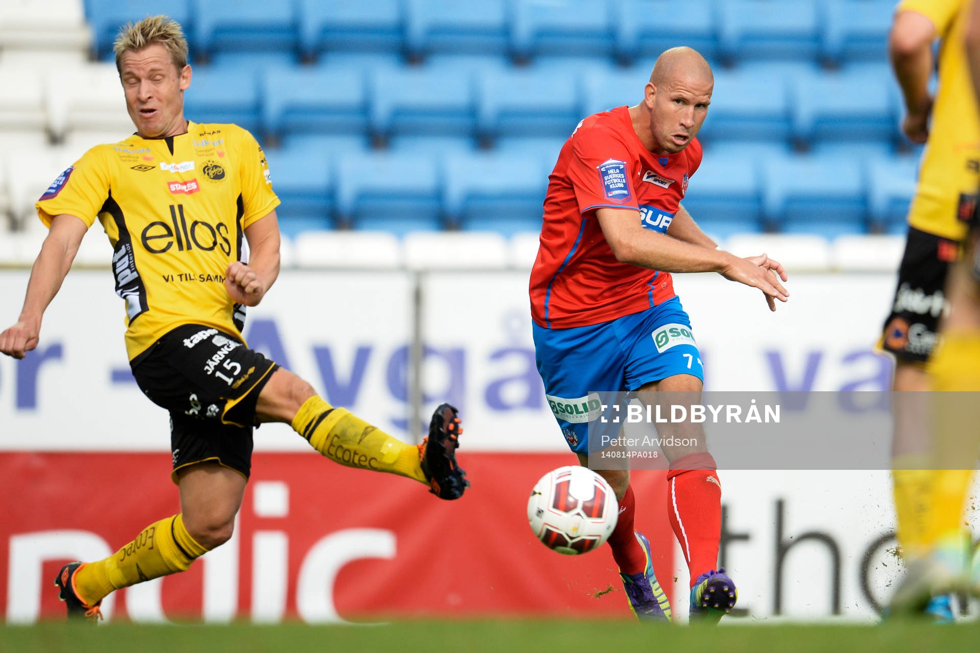 Helsingborgs Mattias Lindström och Elfsborgs Andreas