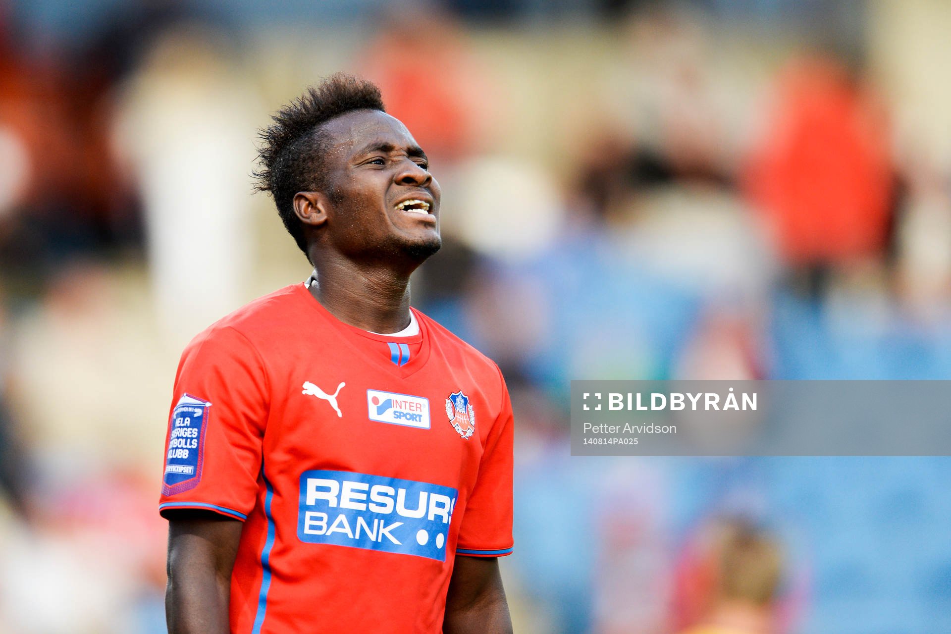 Helsingborgs David Accam deppar