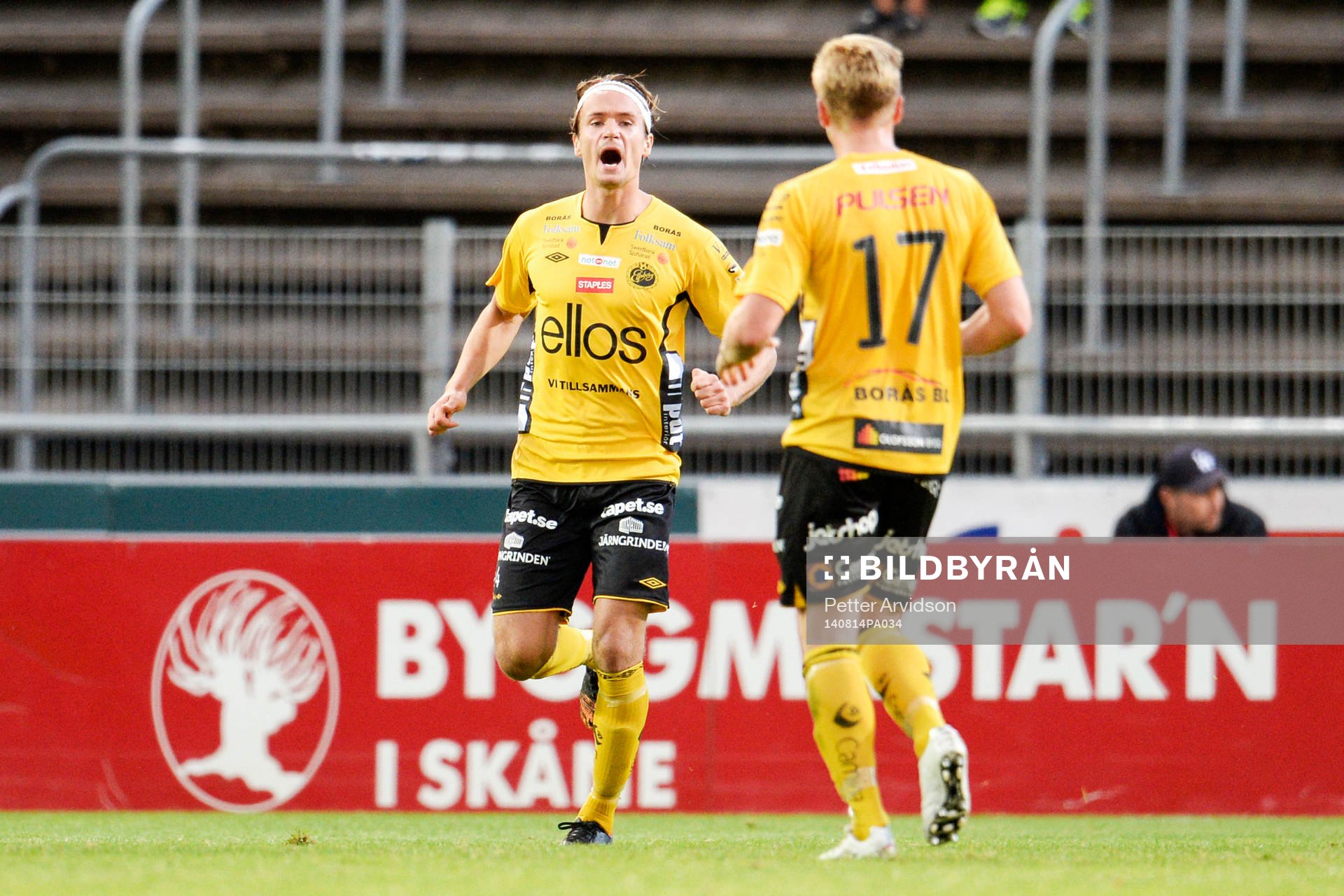Elfsborgs Viktor Prodell och Per Frick jublar