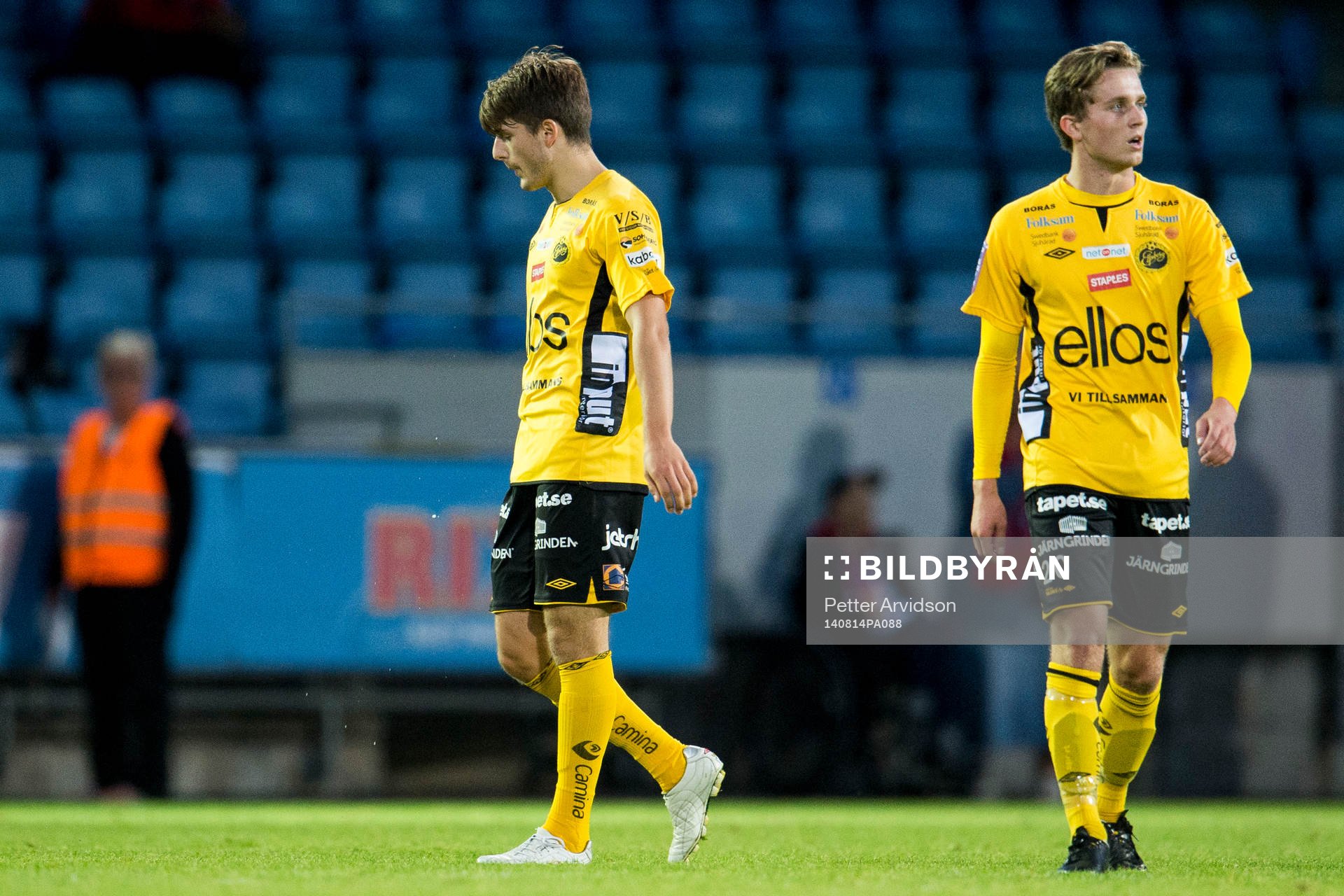 Elfsborgs Marcus Rohdén (tv) och Adam Lundqvist (th) deppar