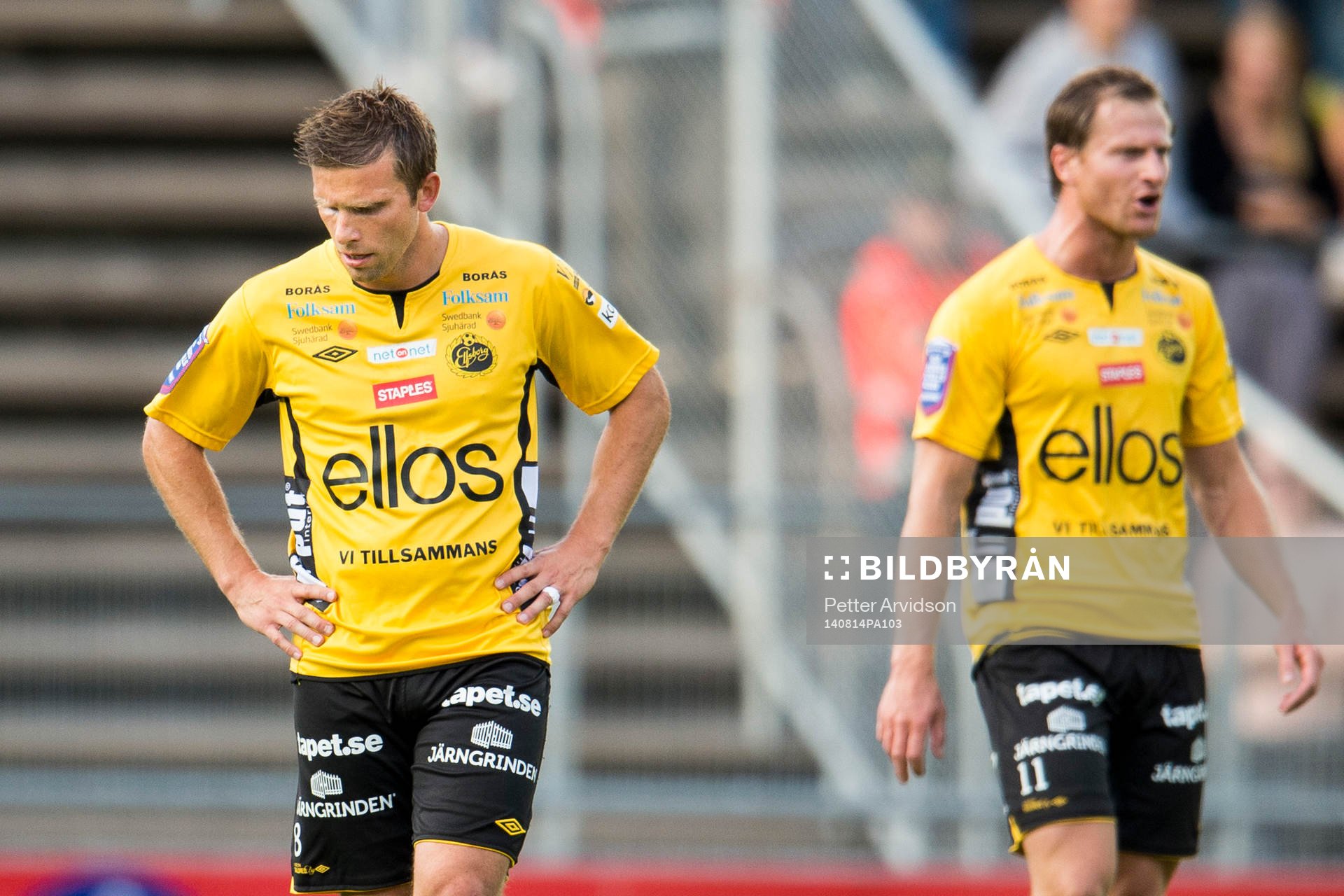 Elfsborgs Anders Svensson och Daniel Mobaeck deppar