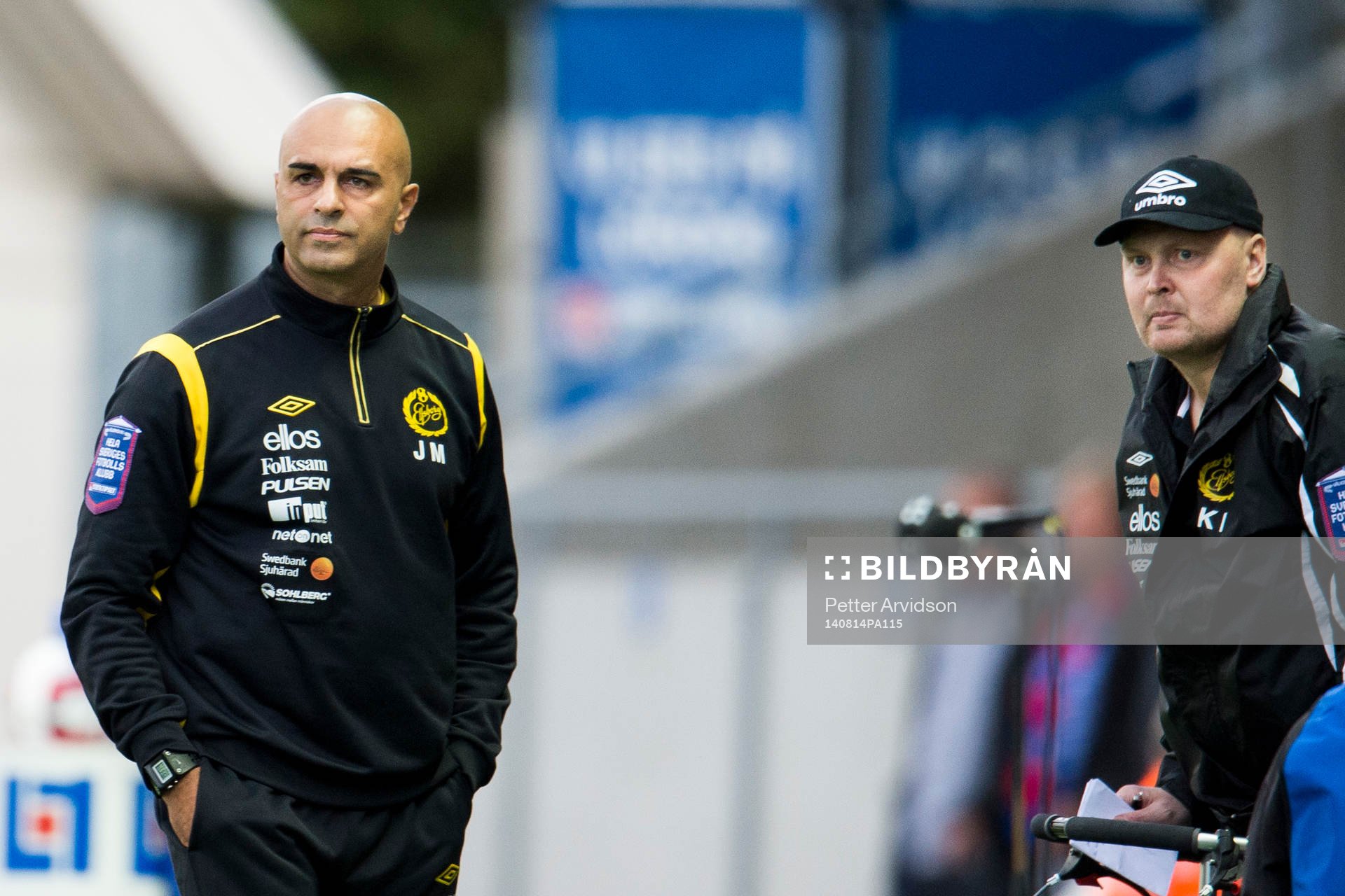 Elfsborgs tränare Jan Mian och manager Klas Ingesson
