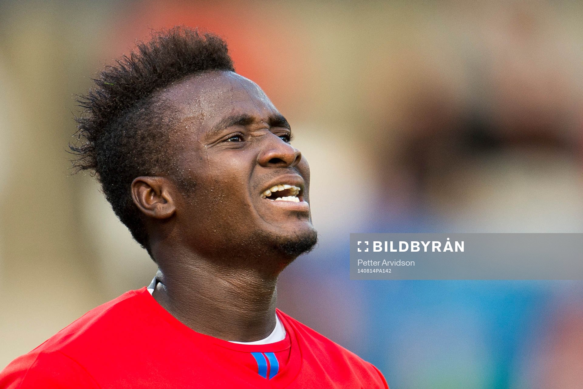 Helsingborgs David Accam deppar